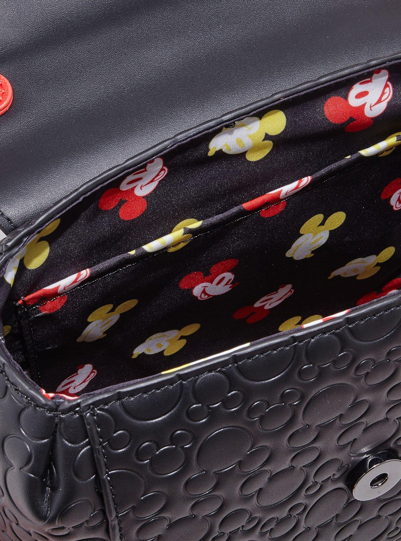 Loungefly Disney Mickey Mouse Debossed Silhouette Crossbody Bag &mdash; BoxLunch Exclusive, , alternate