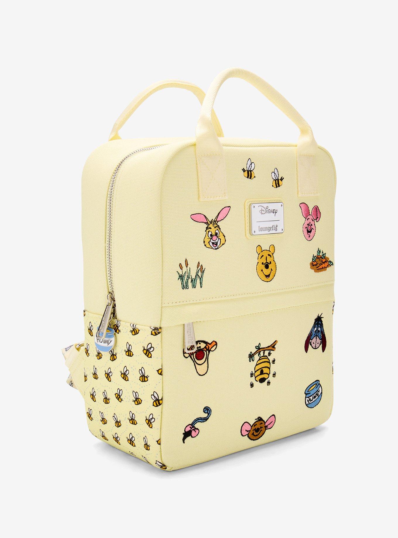 Loungefly Disney Winnie the Pooh Embroidered Characters Canvas Mini Backpack - BoxLunch Exclusive, , hi-res