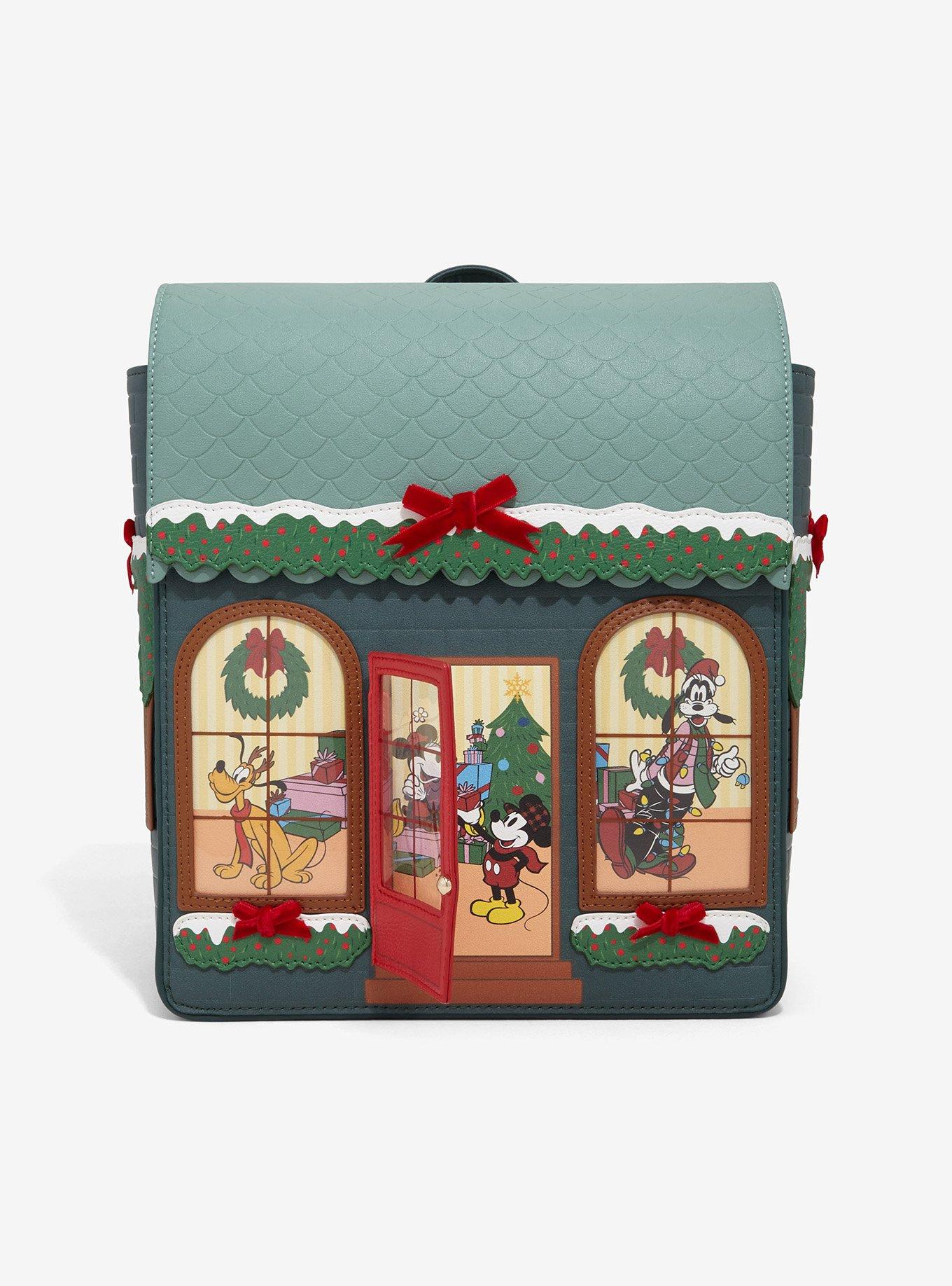 Disney Mickey & Friends Holiday House Figural Mini Backpack - BoxLunch Exclusive, , alternate