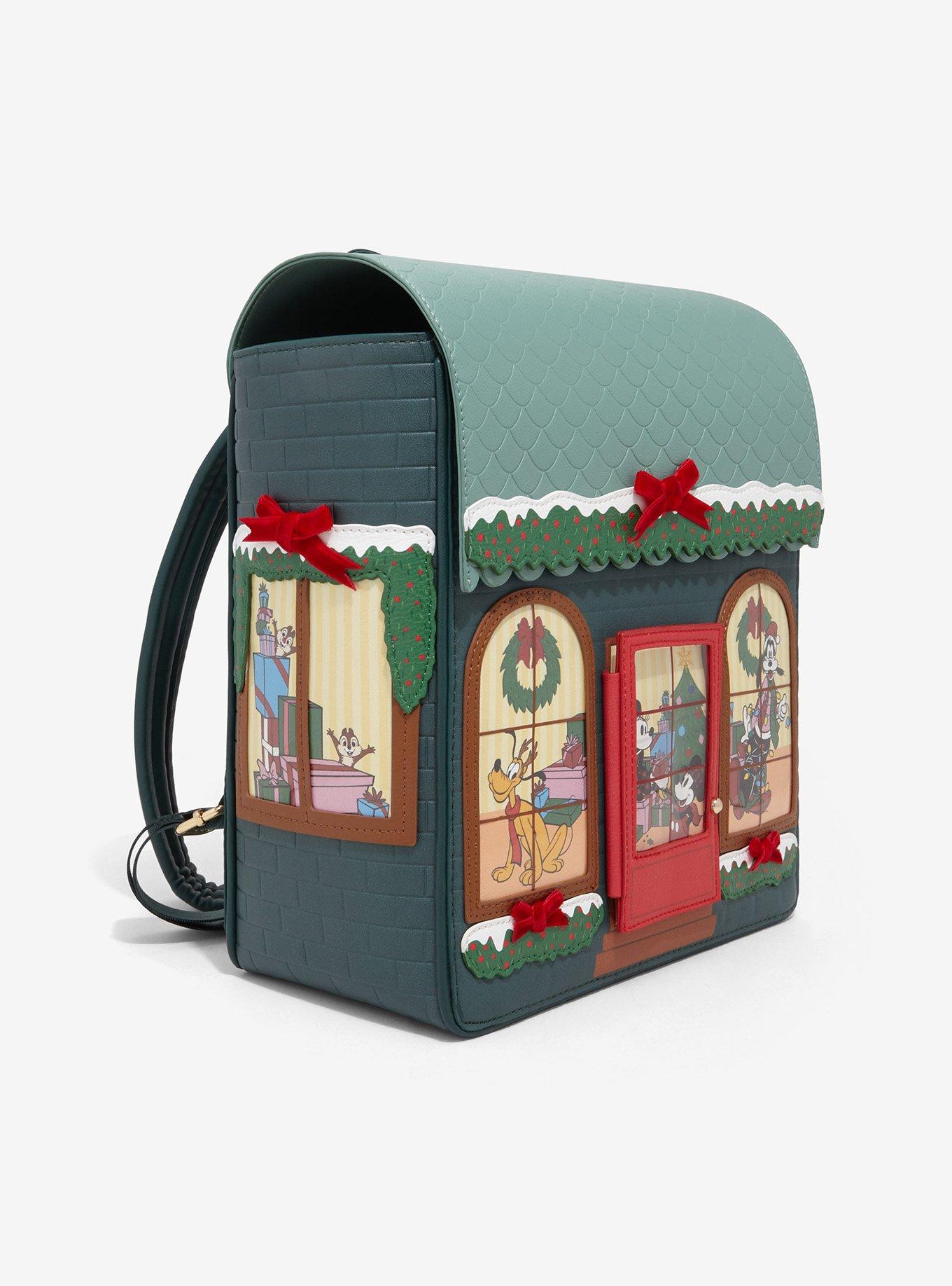 Disney Mickey & Friends Holiday House Figural Mini Backpack - BoxLunch Exclusive, , alternate