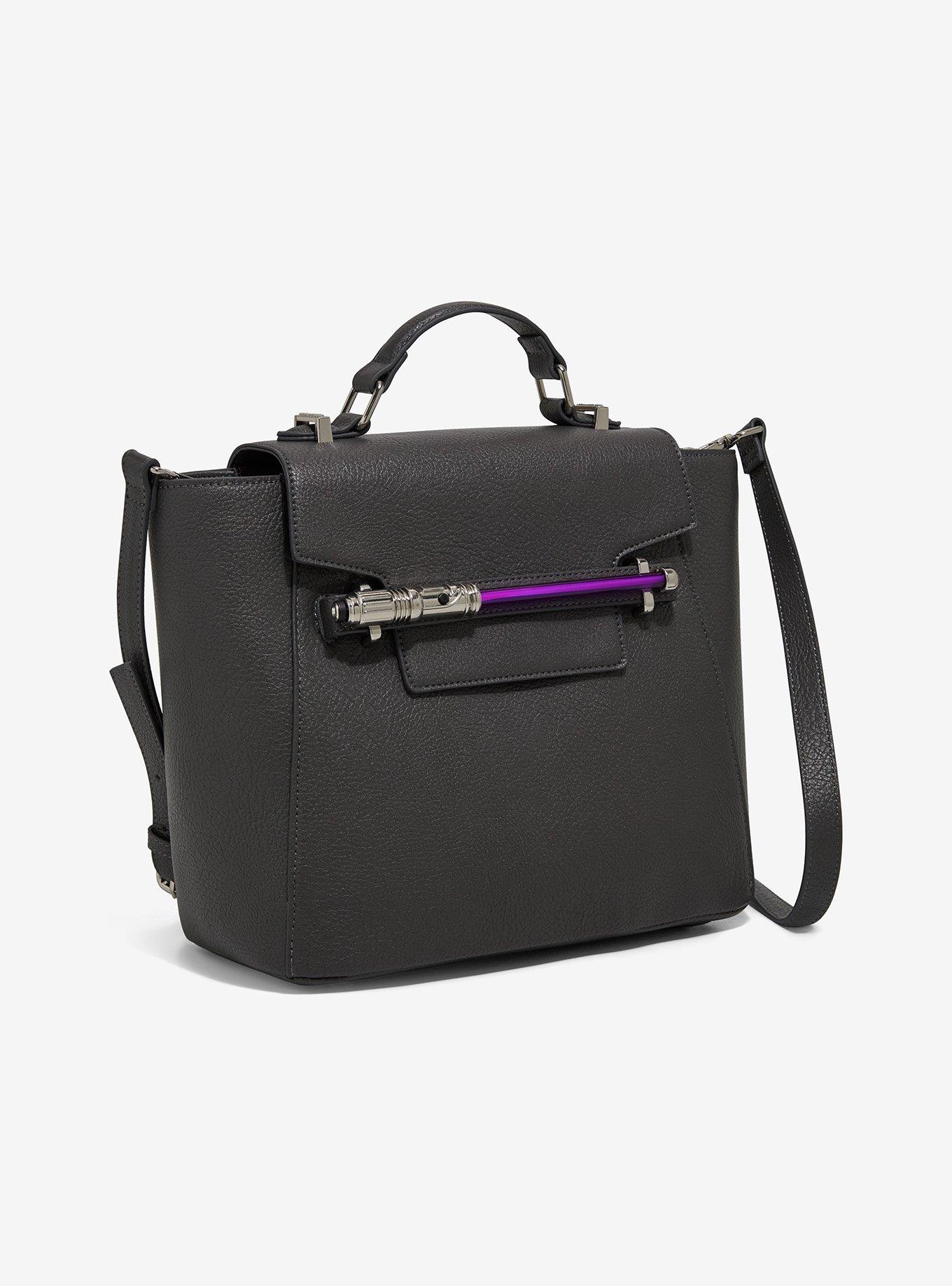 Star Wars Mace Windu Lightsaber Light-Up Crossbody Bag - BoxLunch Exclusive, , alternate