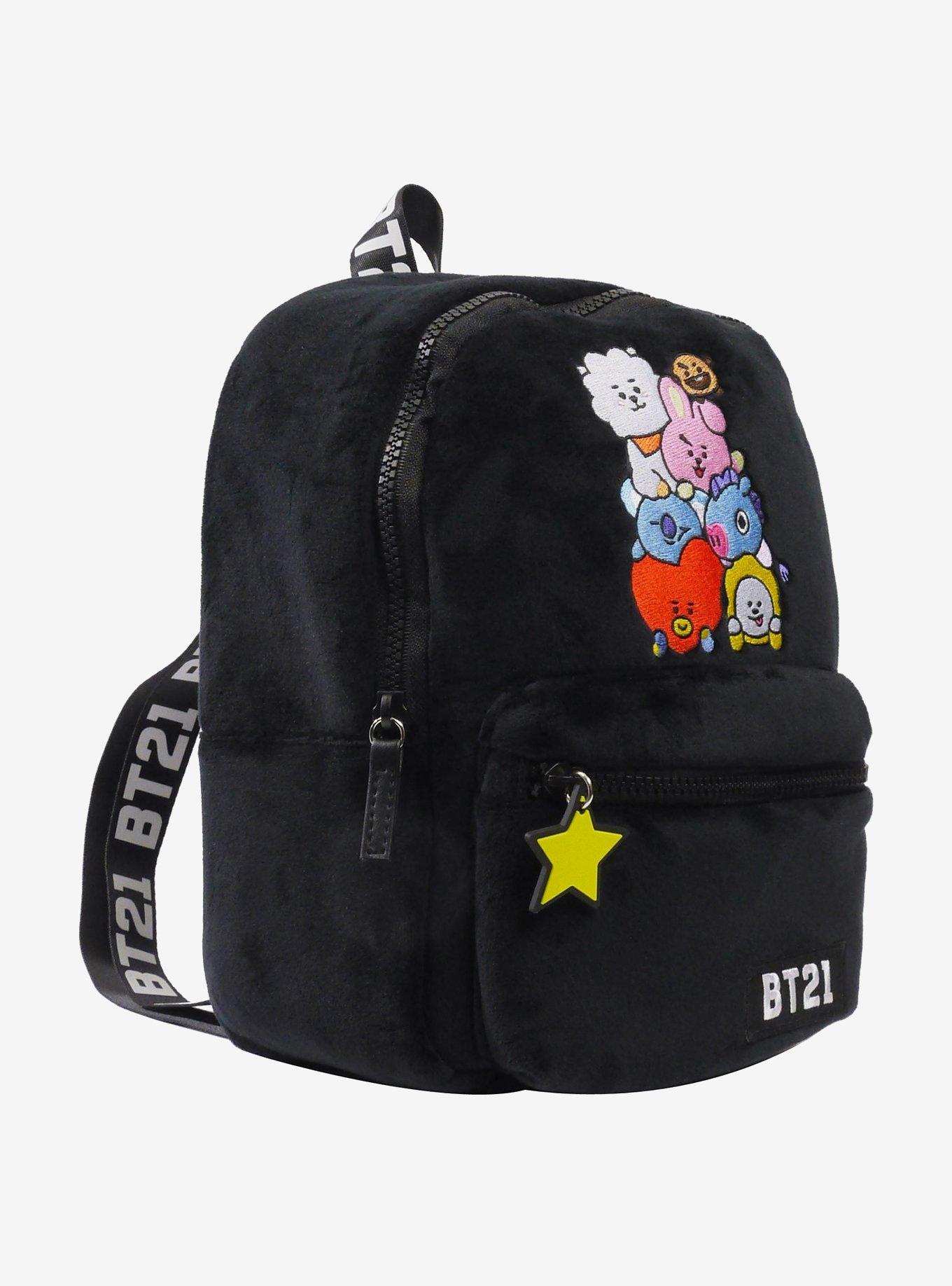 BT21 Tata Van Chimmy Cooky Shooky RJ Plush Mini Backpack, , alternate