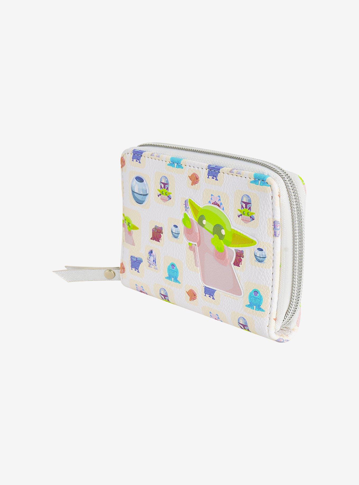 Star Wars The Mandalorian Grogu Handle Ball Zip Around Wallet, , alternate