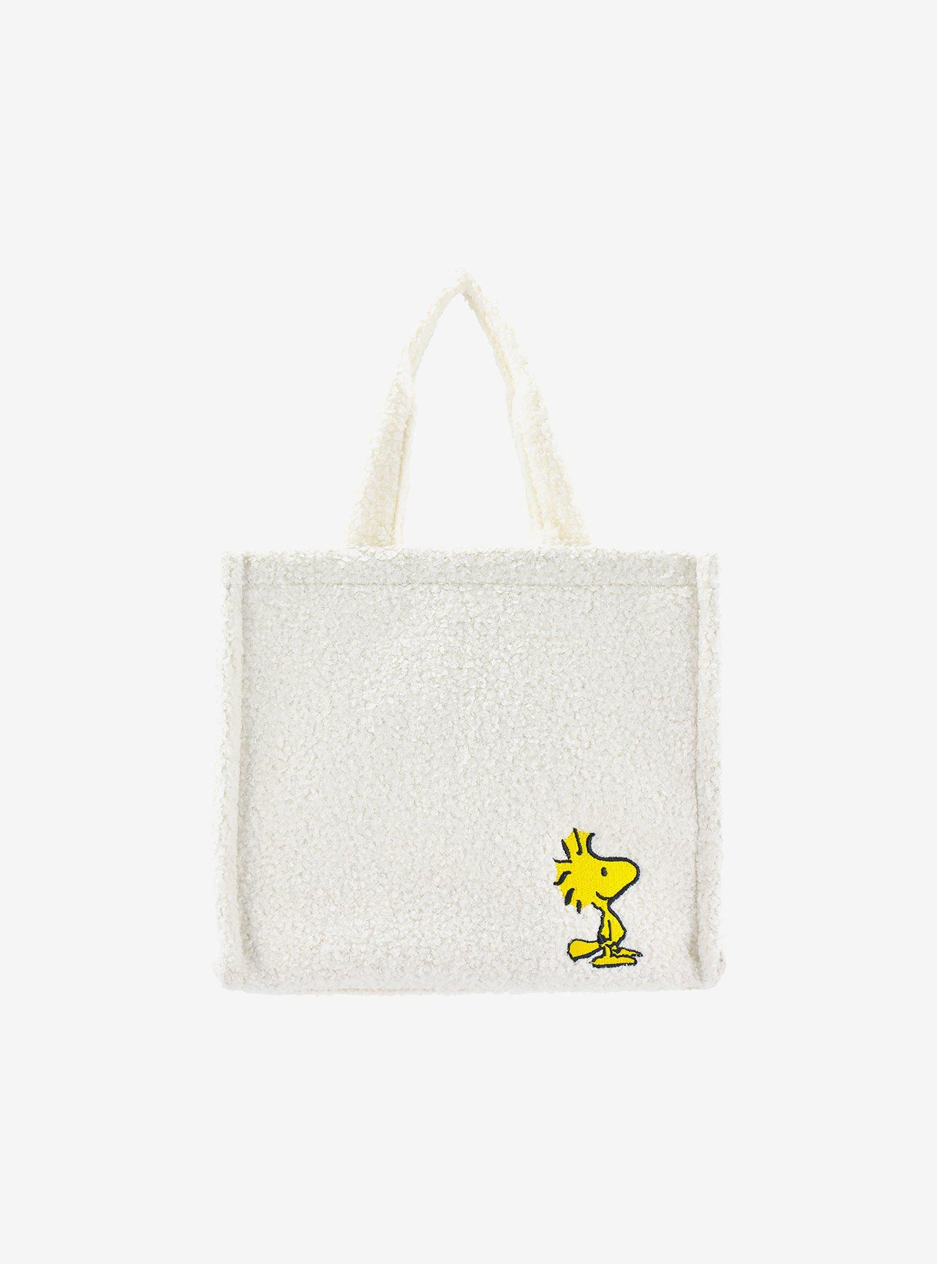 Peanuts Snoopy & Woodstock Sherpa Mini Tote Bag, , hi-res