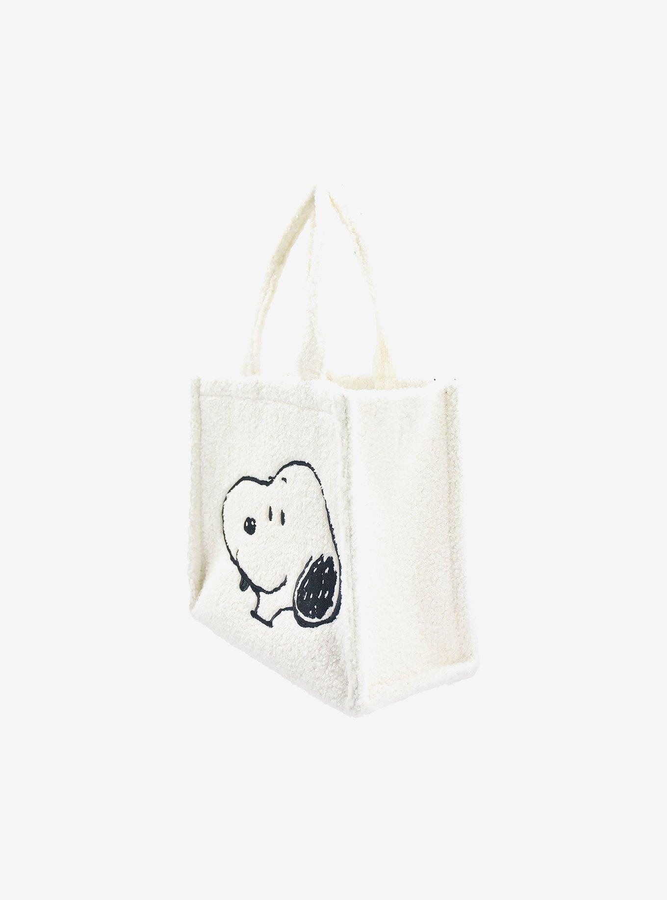 Peanuts Snoopy & Woodstock Sherpa Mini Tote Bag, , alternate