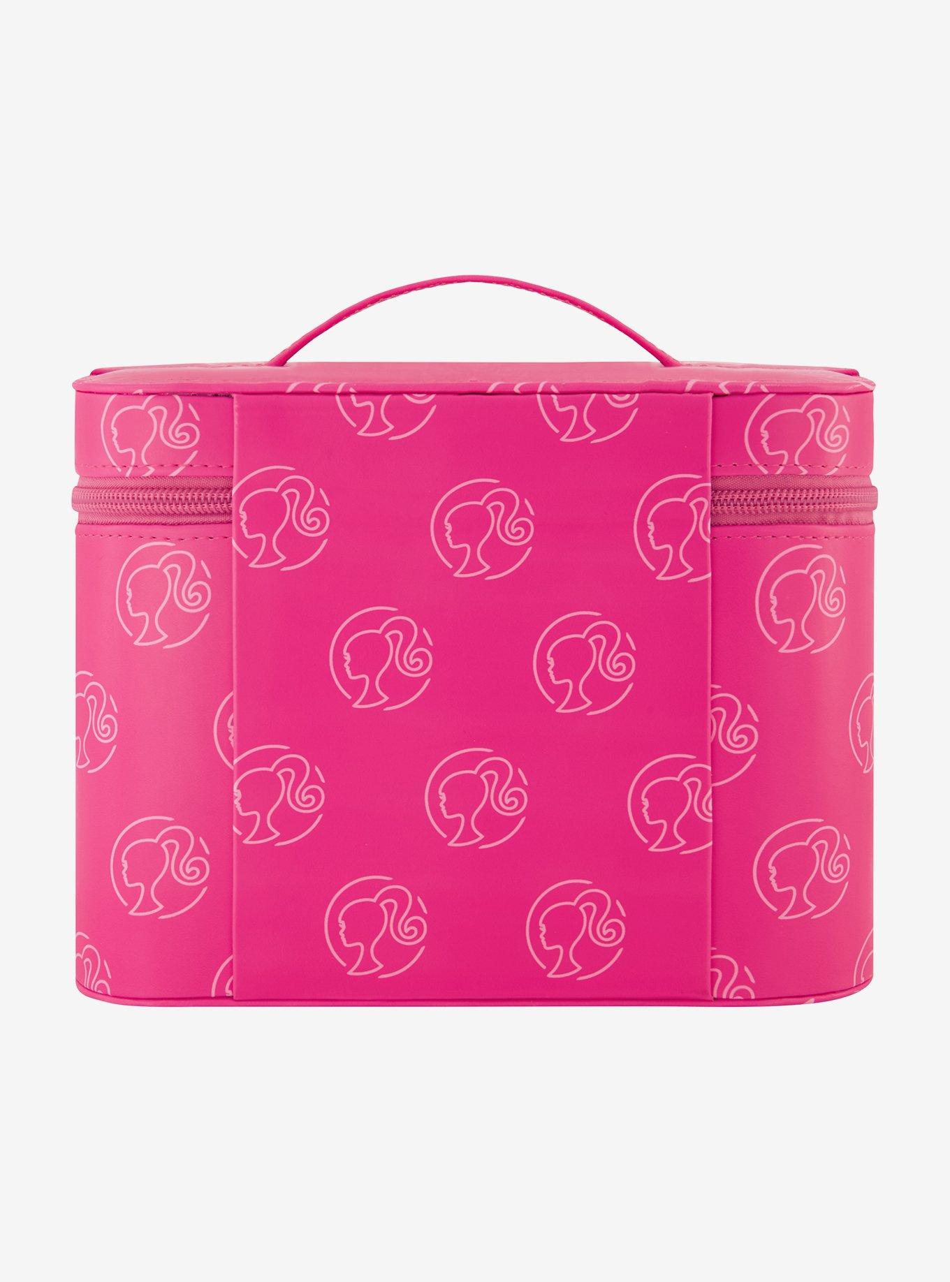 Barbie Iconic Pink Design Cosmetic Case Organizer with Mirror, , alternate