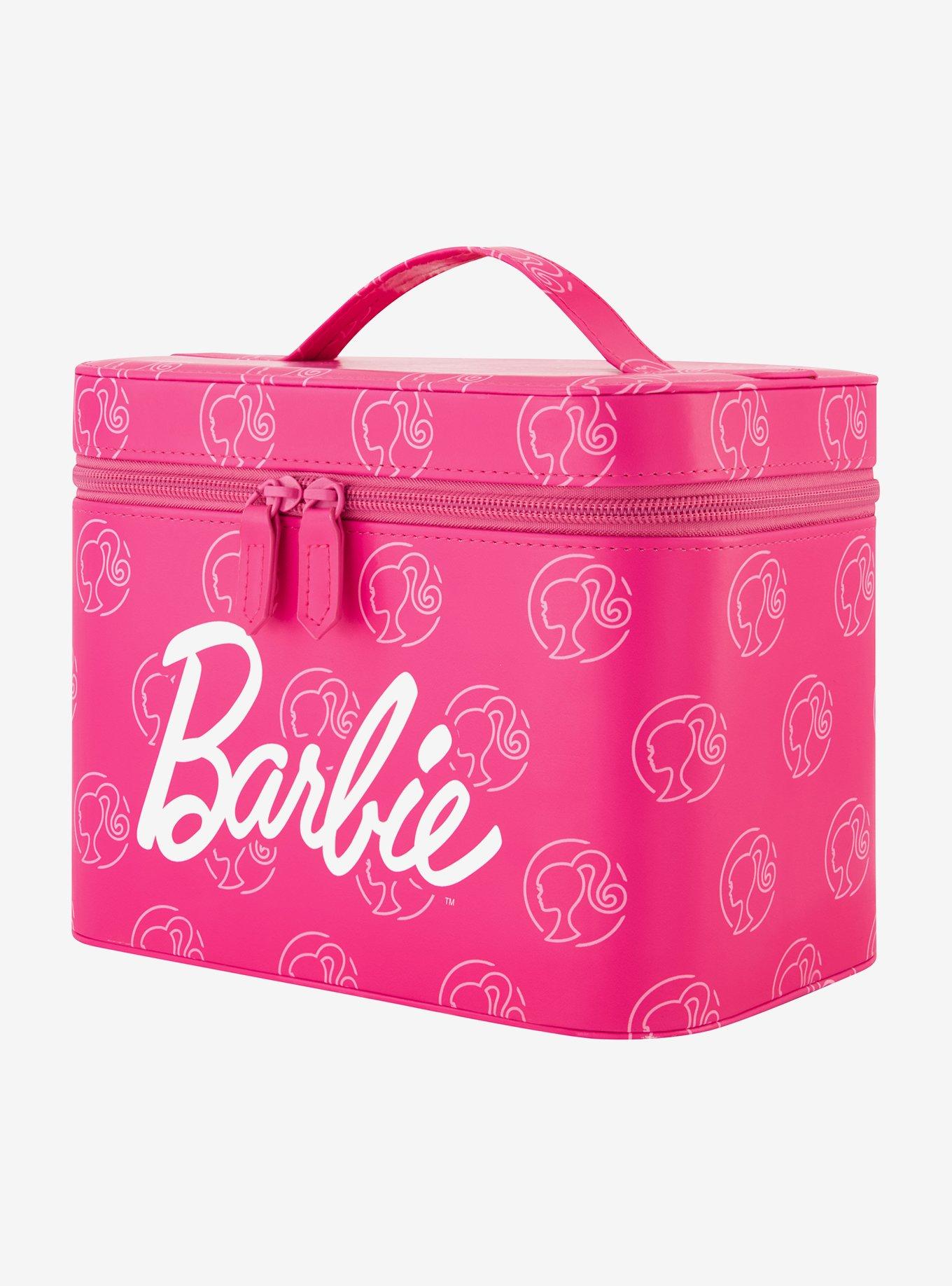 Barbie Iconic Pink Design Cosmetic Case Organizer with Mirror, , alternate