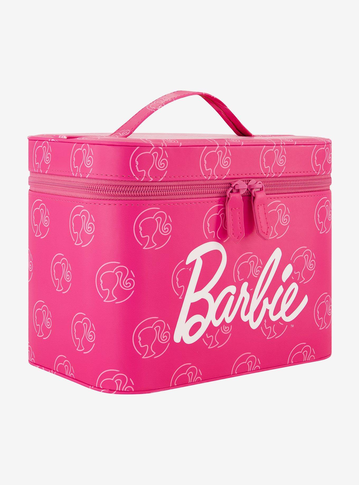 Barbie Iconic Pink Design Cosmetic Case Organizer with Mirror, , alternate