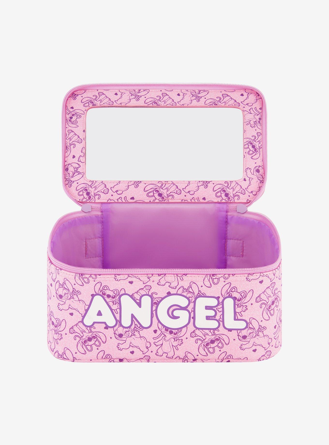 Disney Lilo & Stitch Angel with Heart Zipper 2-Piece Cosmetic Case Set, , alternate