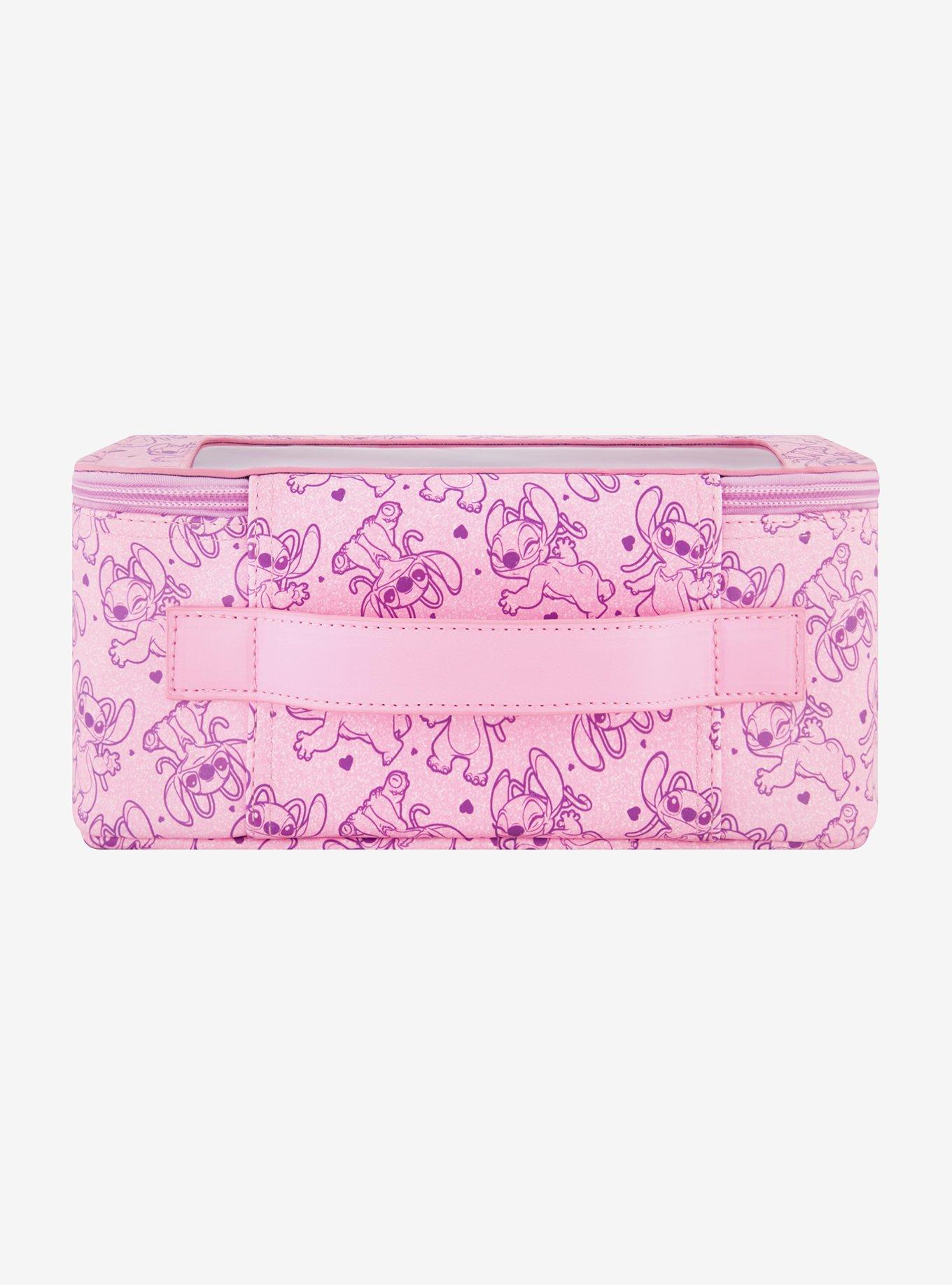 Disney Lilo & Stitch Angel with Heart Zipper 2-Piece Cosmetic Case Set, , alternate