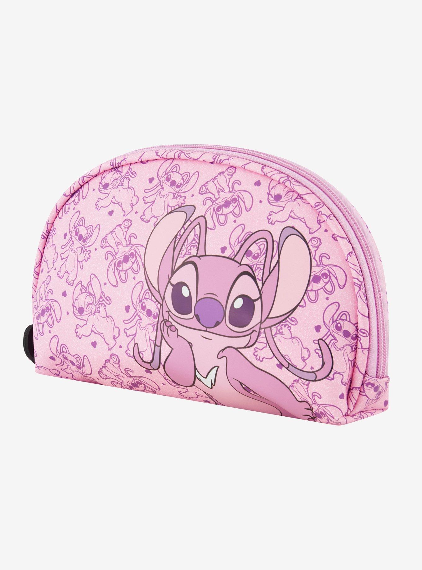 Disney Lilo & Stitch Angel with Heart Zipper 2-Piece Cosmetic Case Set, , alternate