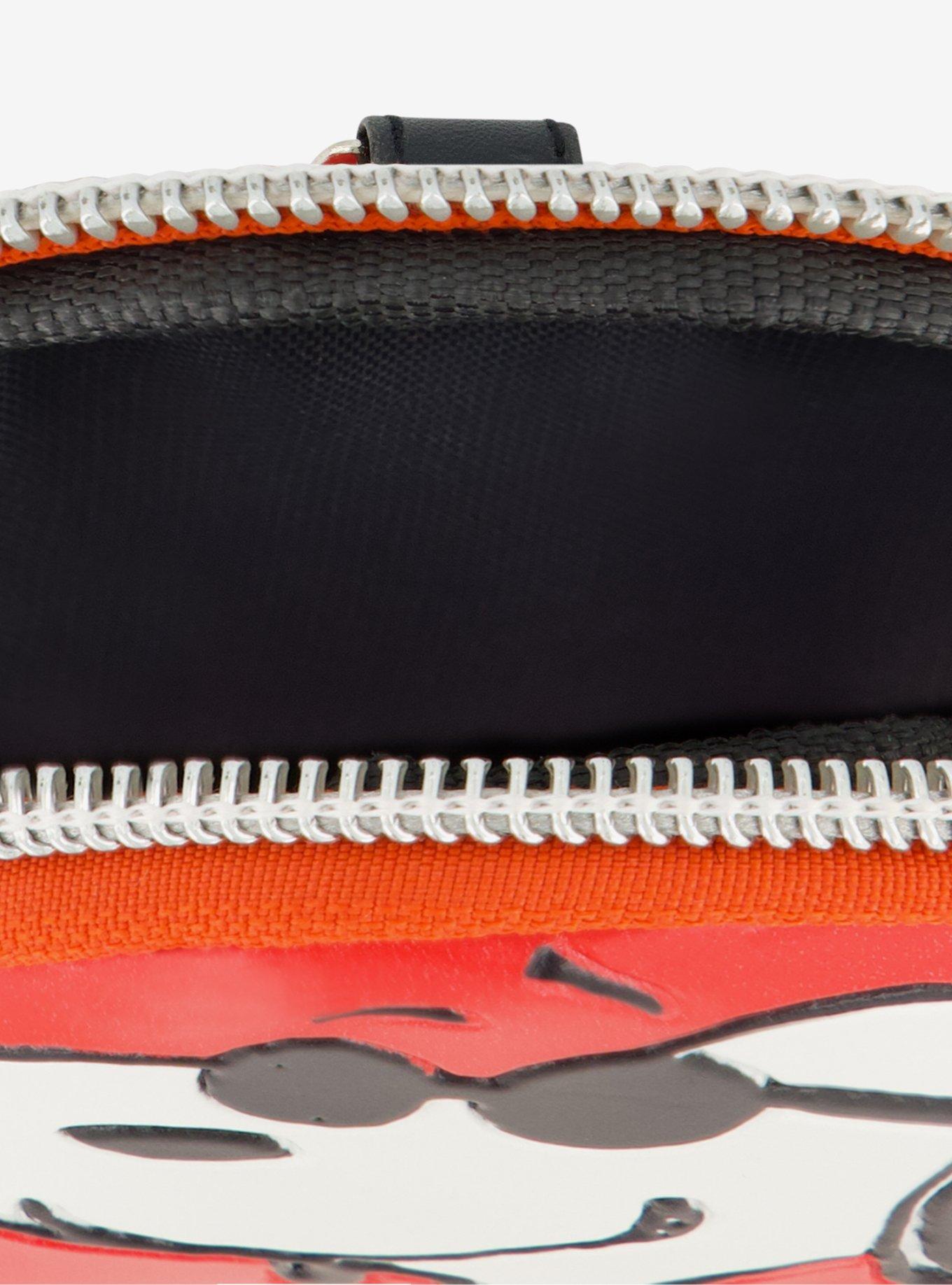 Peanuts Snoopy "J" Full Pose Coin Purse with Keychain Clip, , alternate