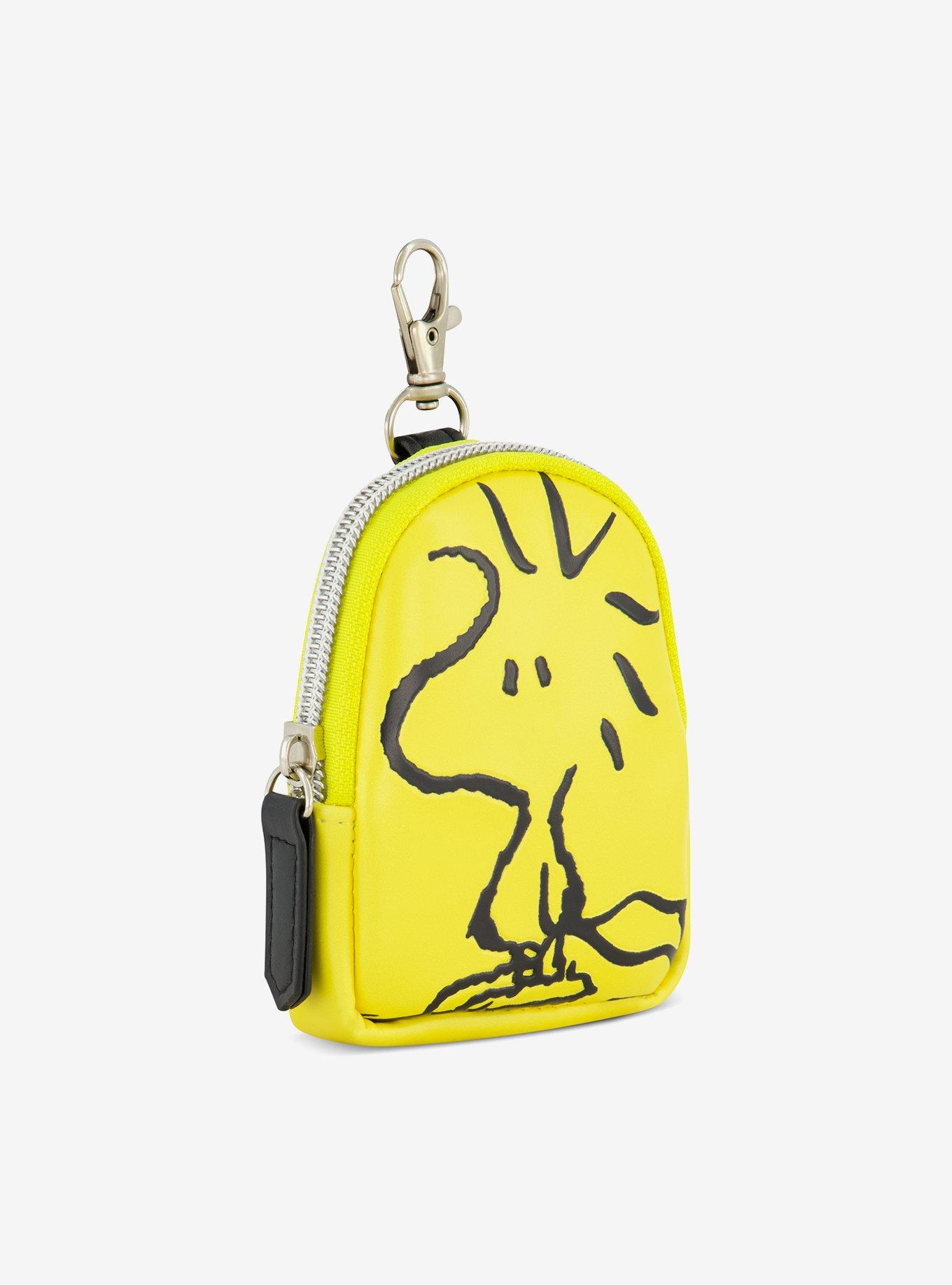 Peanuts Woodstock Full Pose Coin Purse with Keychain Clip, , alternate