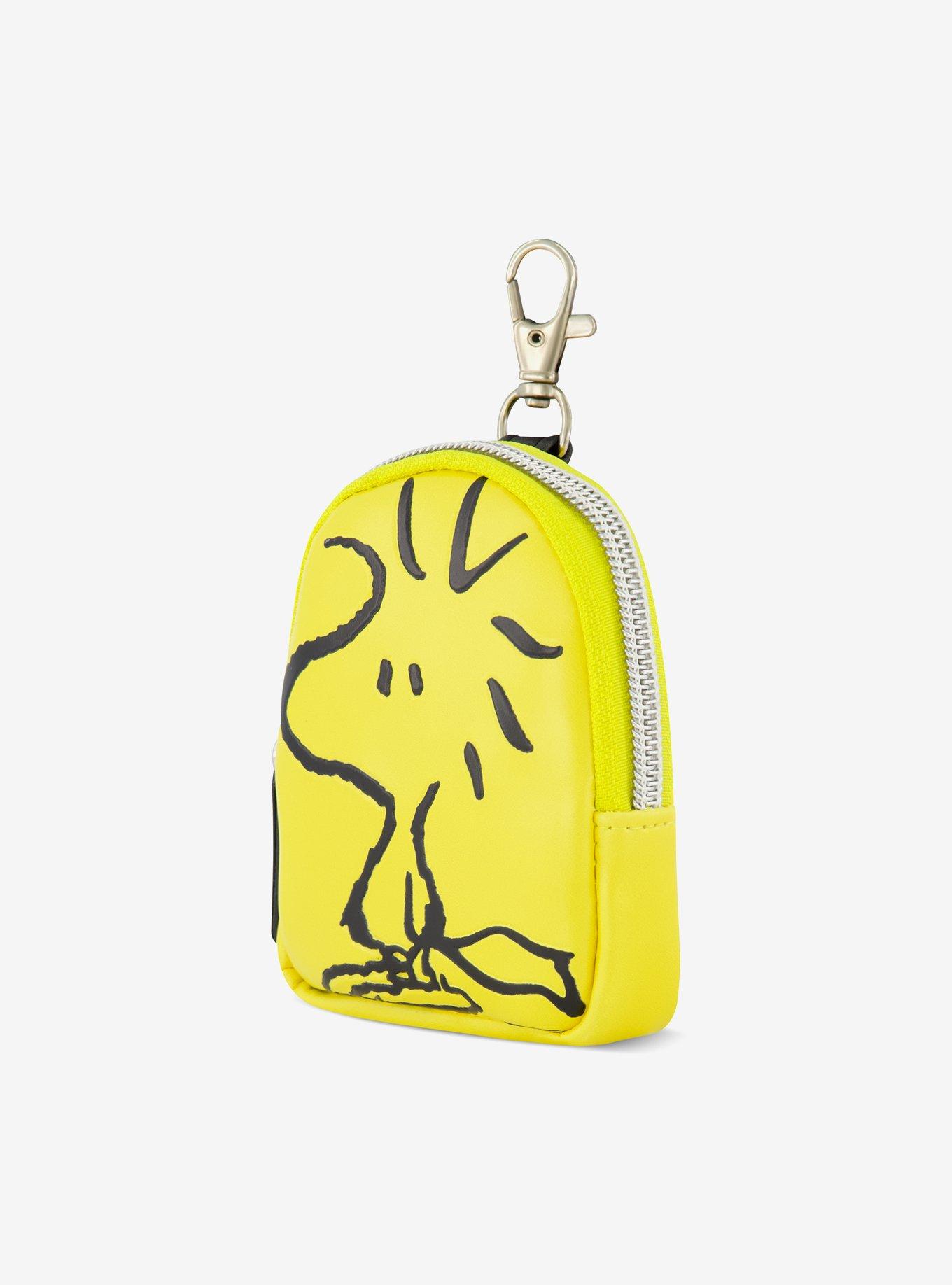 Peanuts Woodstock Full Pose Coin Purse with Keychain Clip, , alternate