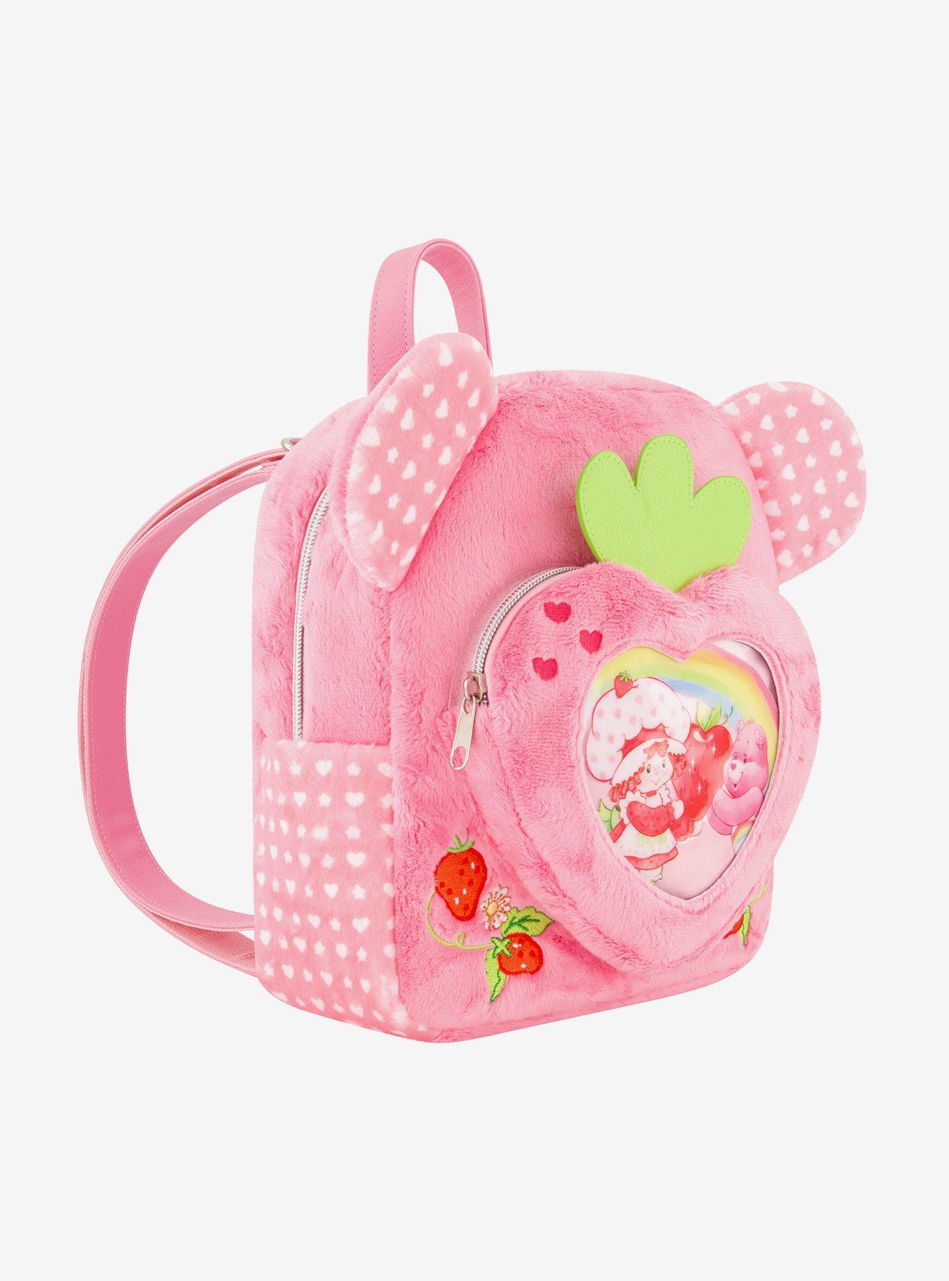 Care Bears x Strawberry Shortcake Plush Heart Mini Backpack, , alternate