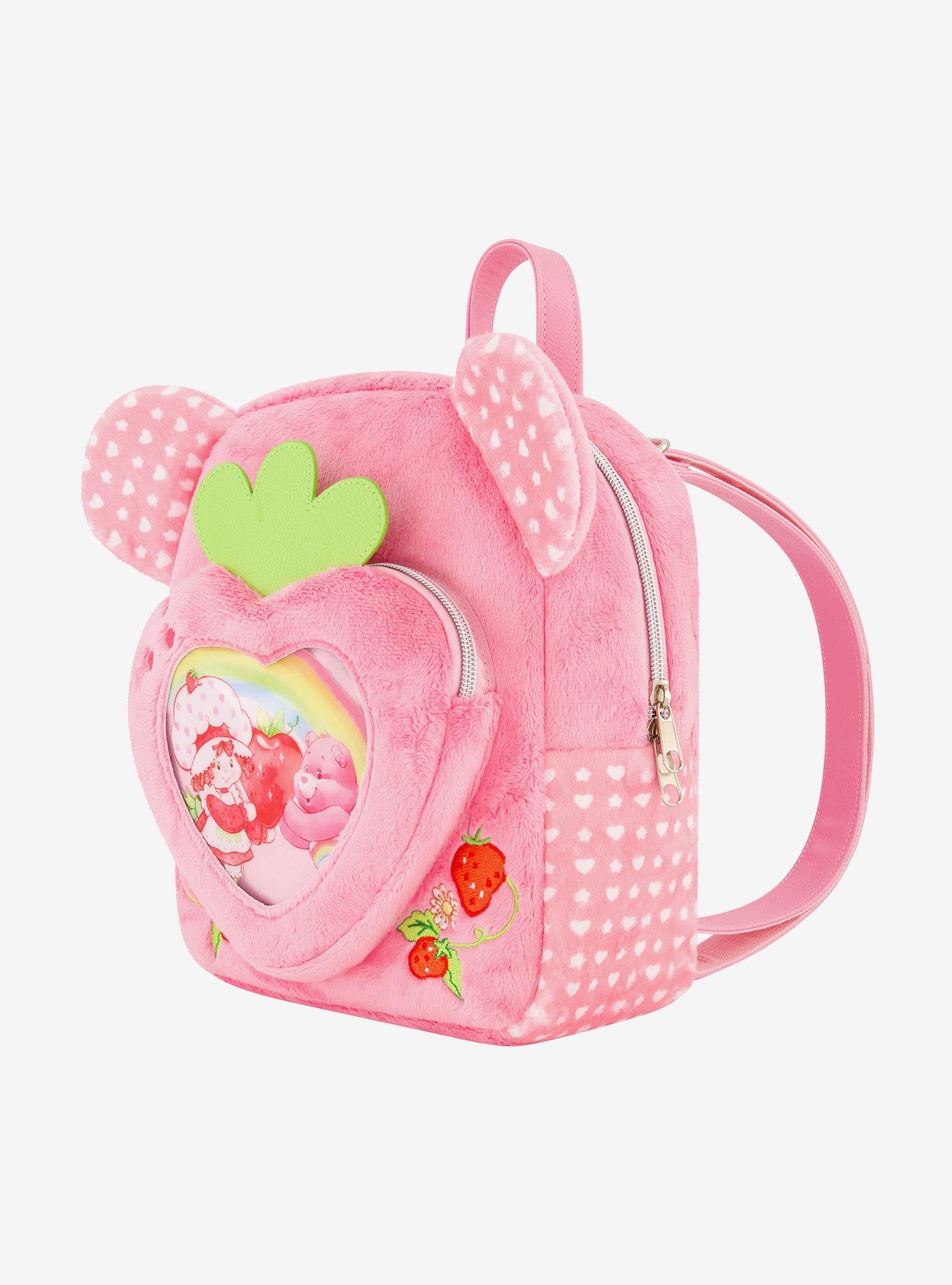 Care Bears x Strawberry Shortcake Plush Heart Mini Backpack, , alternate