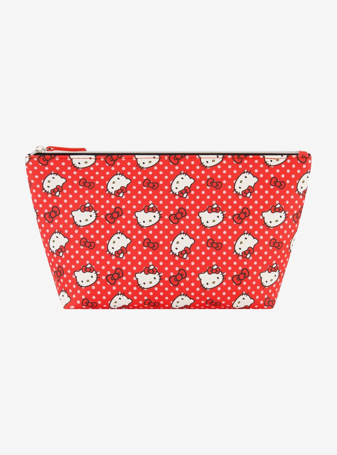 Hello Kitty Polka Dot Cosmetic Travel Bag