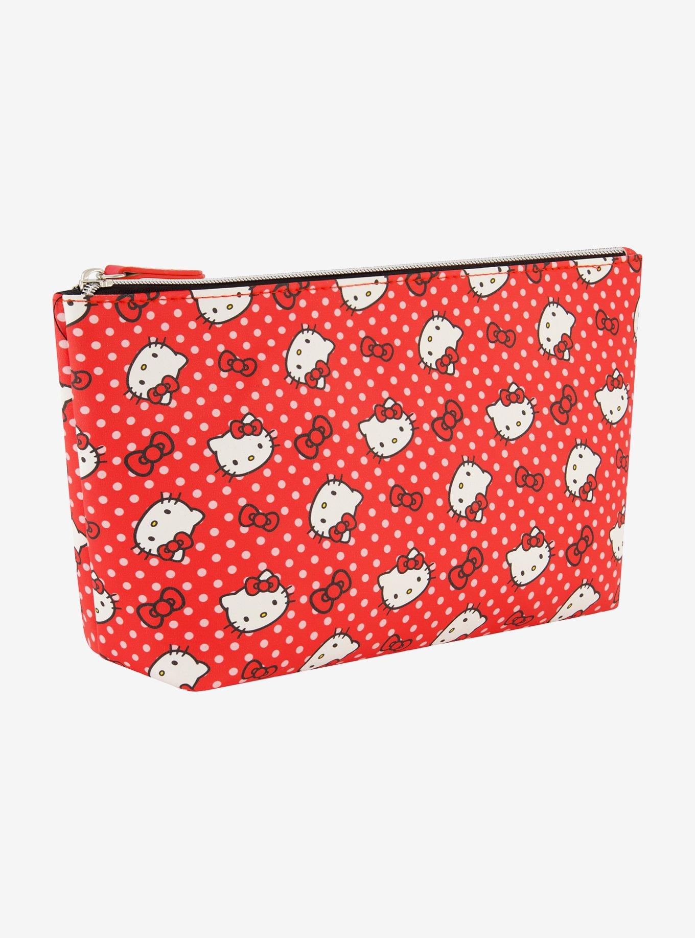 Hello Kitty Polka Dot Cosmetic Travel Bag, , alternate