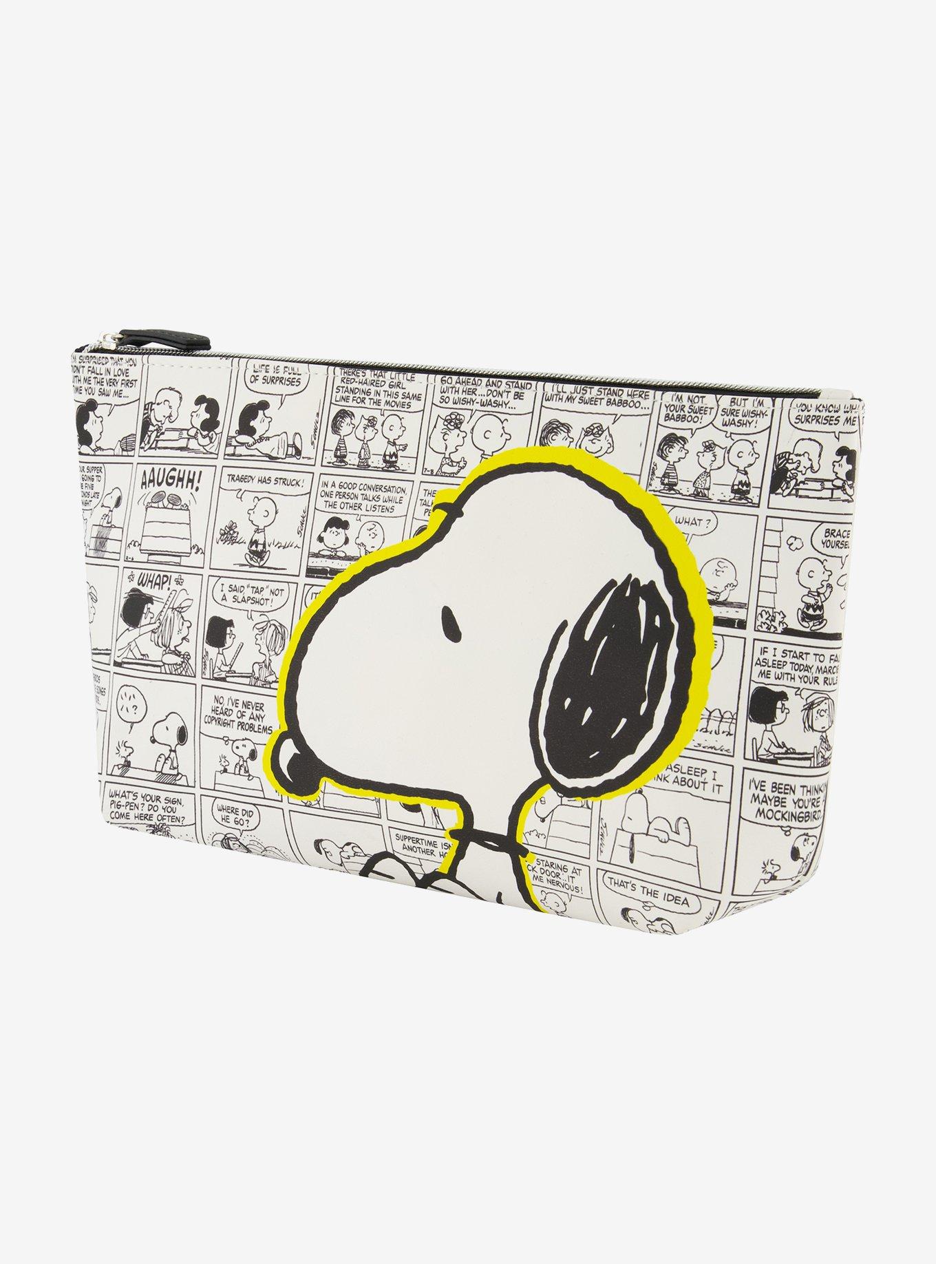 Peanuts Snoopy Comic Strip Cosmetic Travel Bag, , alternate
