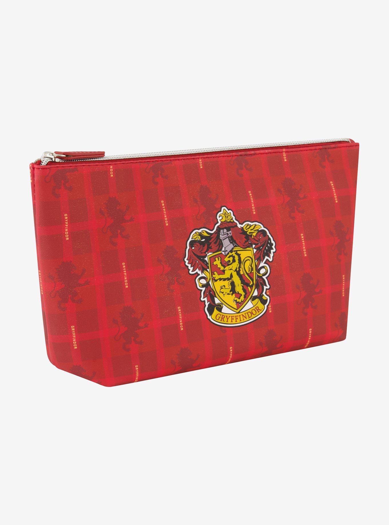 Harry Potter Gryffindor Plaid Cosmetic Travel Bag, , alternate