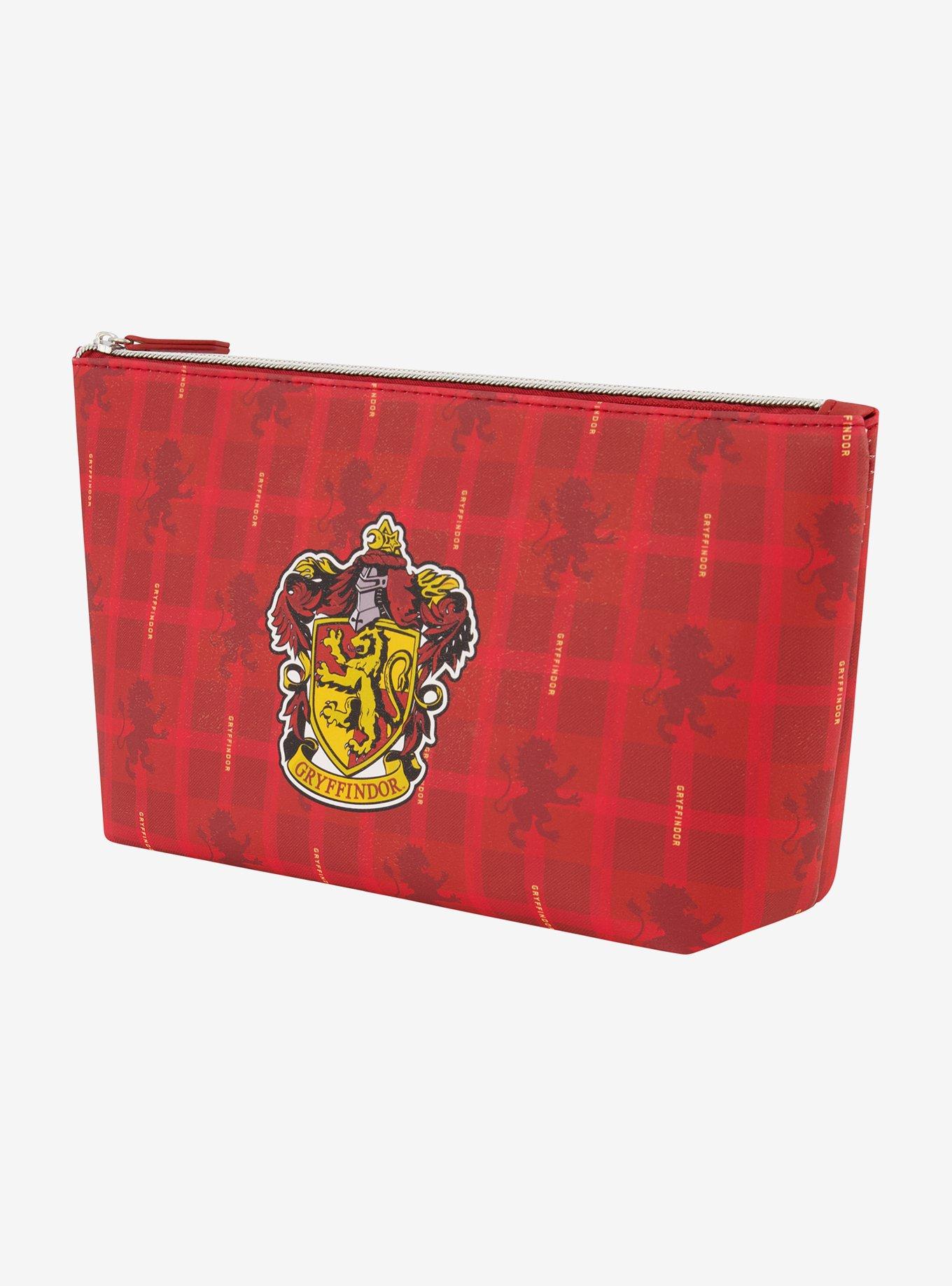 Harry Potter Gryffindor Plaid Cosmetic Travel Bag, , alternate