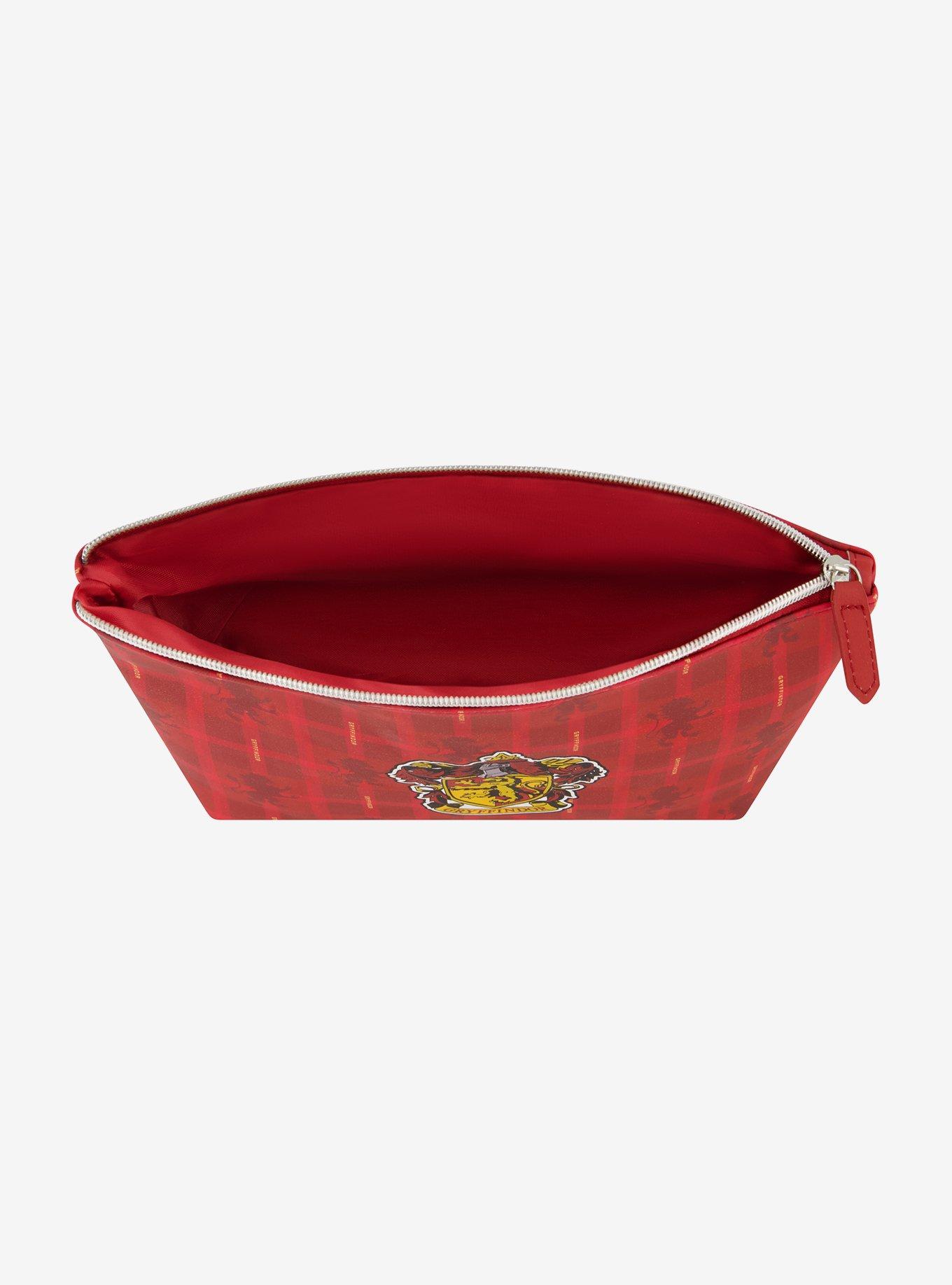Harry Potter Gryffindor Plaid Cosmetic Travel Bag, , alternate