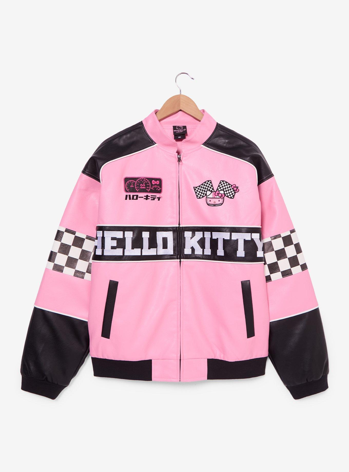Sanrio Hello Kitty Pink Racing Jacket (BoxLunch 10th Anniversary Edition) &mdash; BoxLunch Exclusive, PINK, alternate