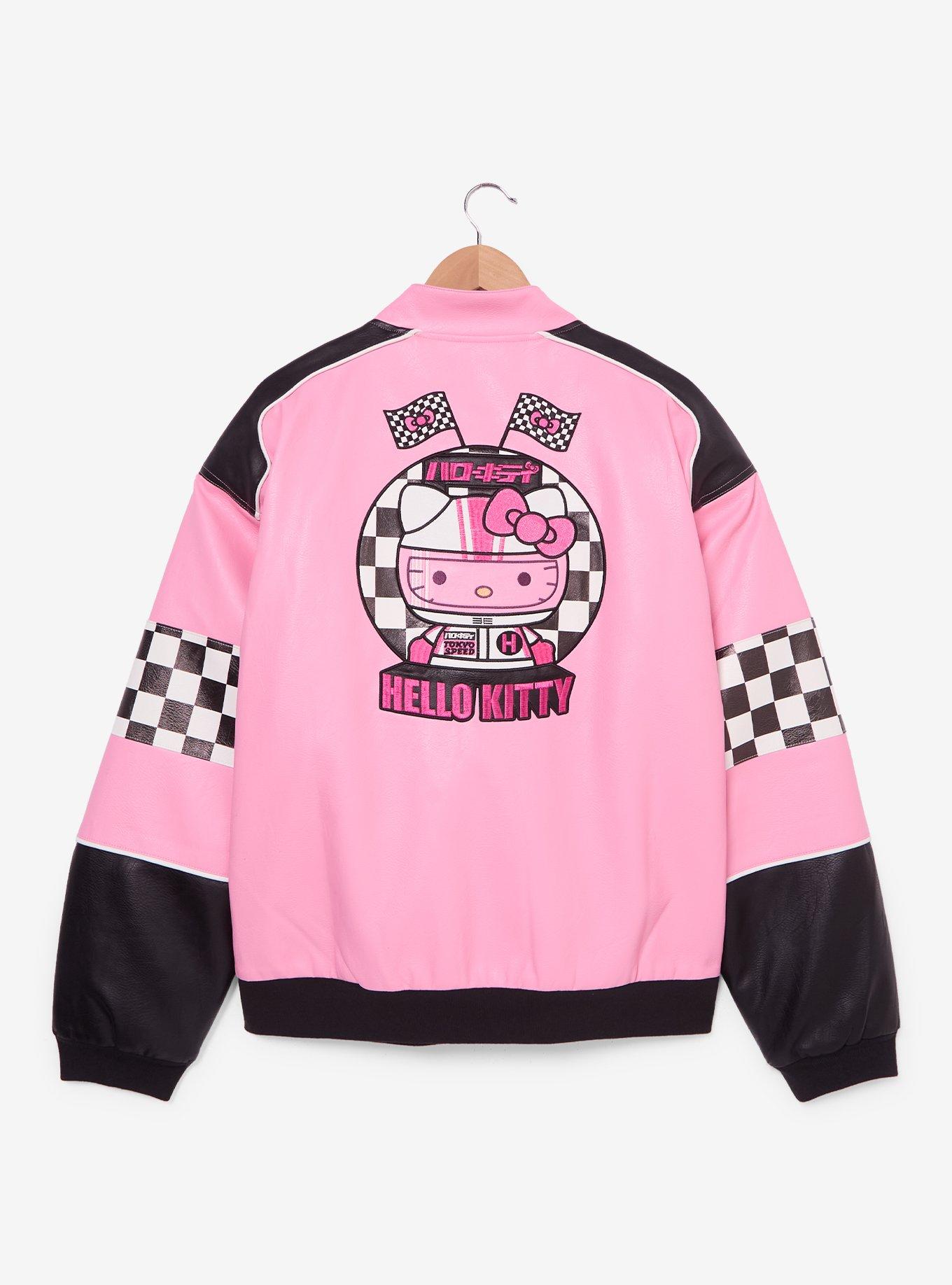 Sanrio Hello Kitty Pink Racing Jacket (BoxLunch 10th Anniversary Edition) &mdash; BoxLunch Exclusive, PINK, alternate