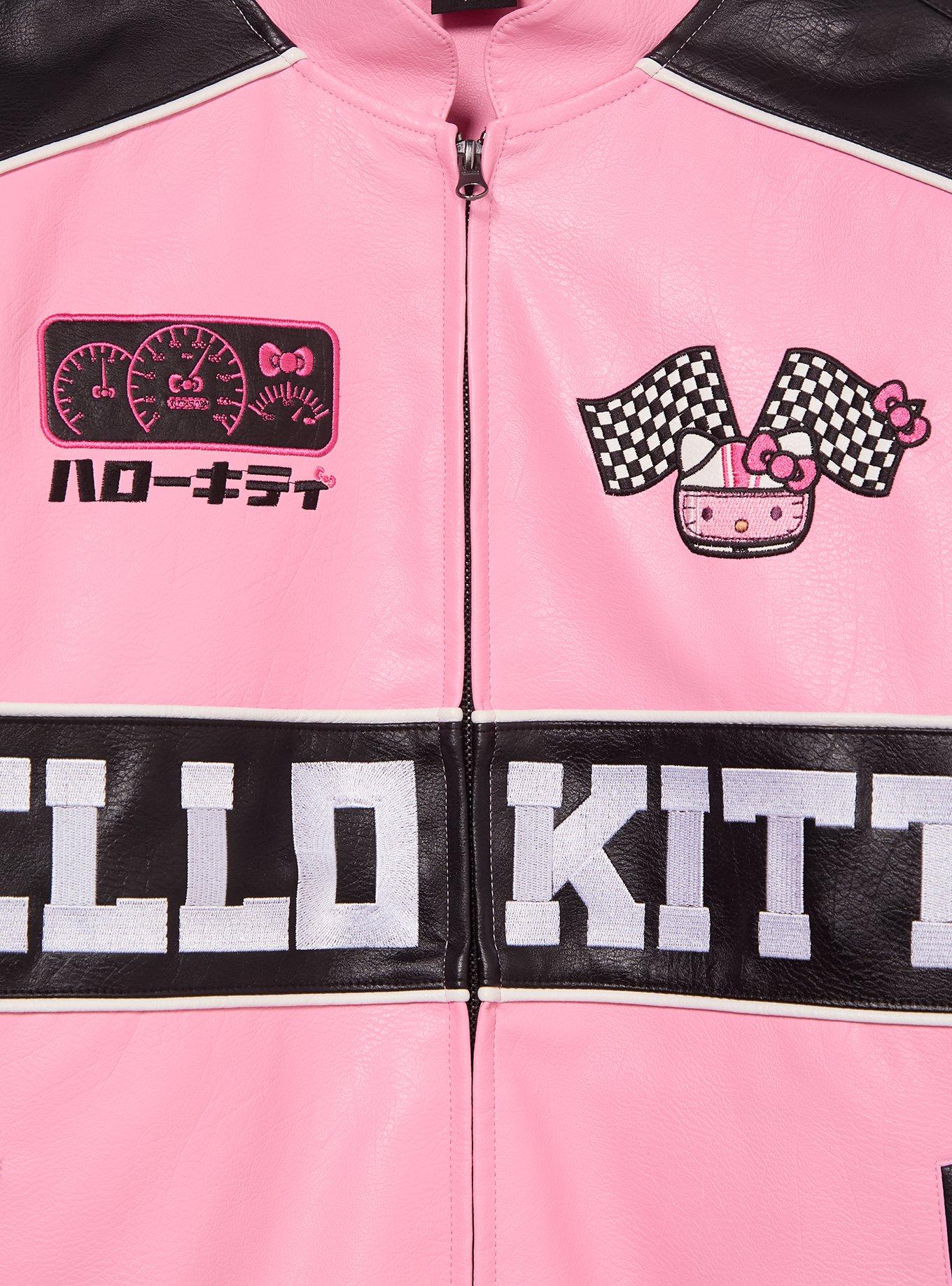 Sanrio Hello Kitty Pink Racing Jacket (BoxLunch 10th Anniversary Edition) &mdash; BoxLunch Exclusive, PINK, alternate