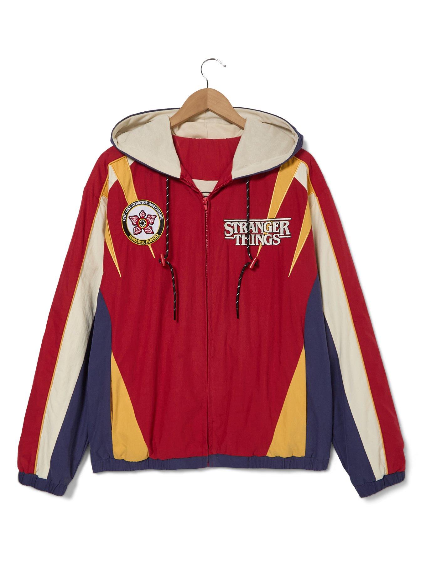 Stranger Things Color Block Windbreaker - BoxLunch Exclusive, MULTI, alternate