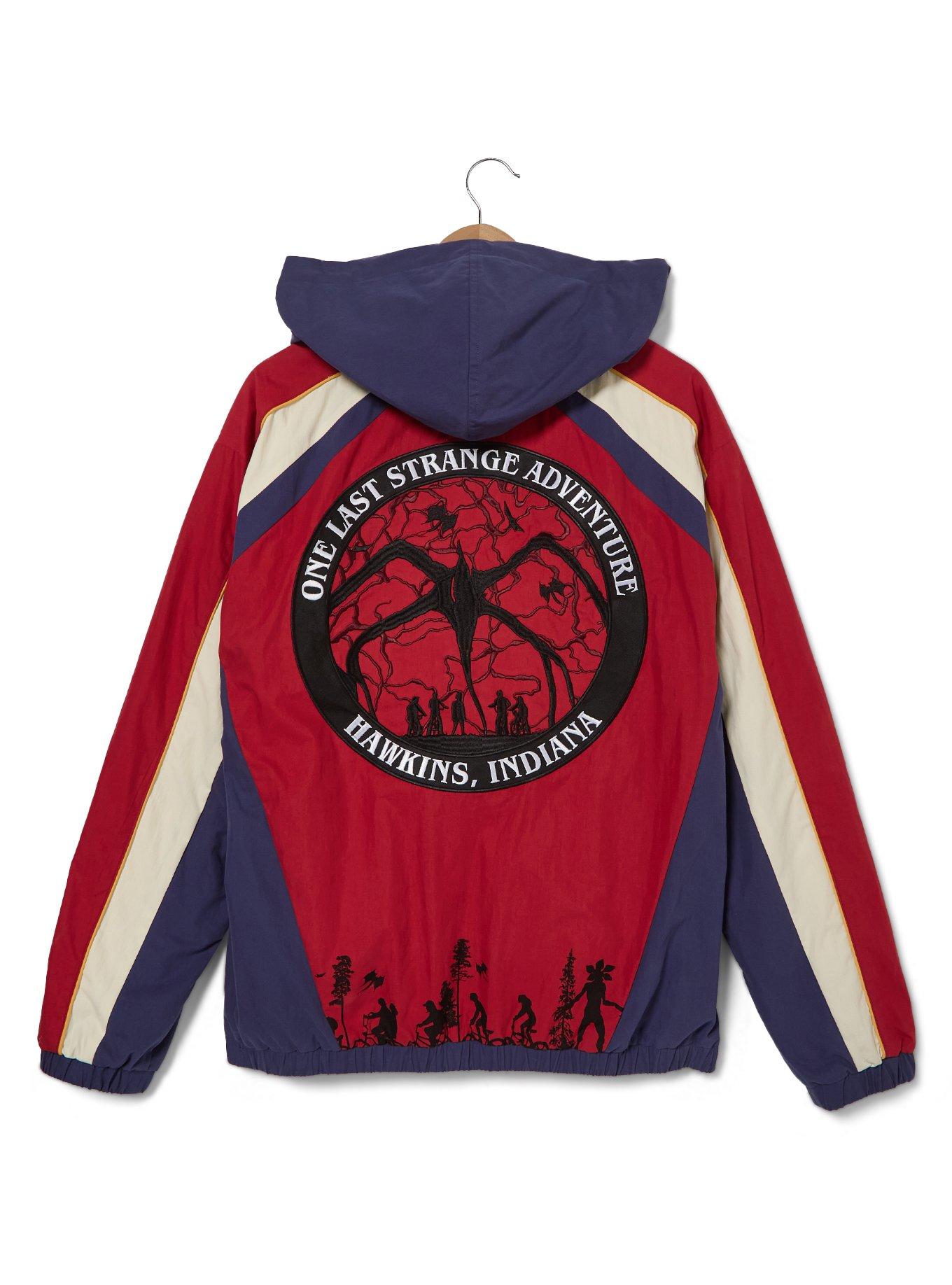 Stranger Things Color Block Windbreaker - BoxLunch Exclusive, MULTI, alternate
