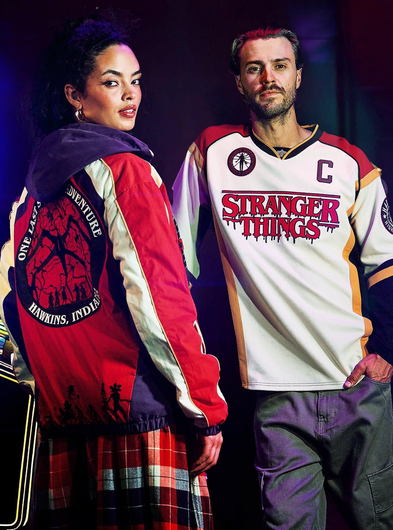 Stranger Things Color Block Windbreaker - BoxLunch Exclusive, MULTI, alternate