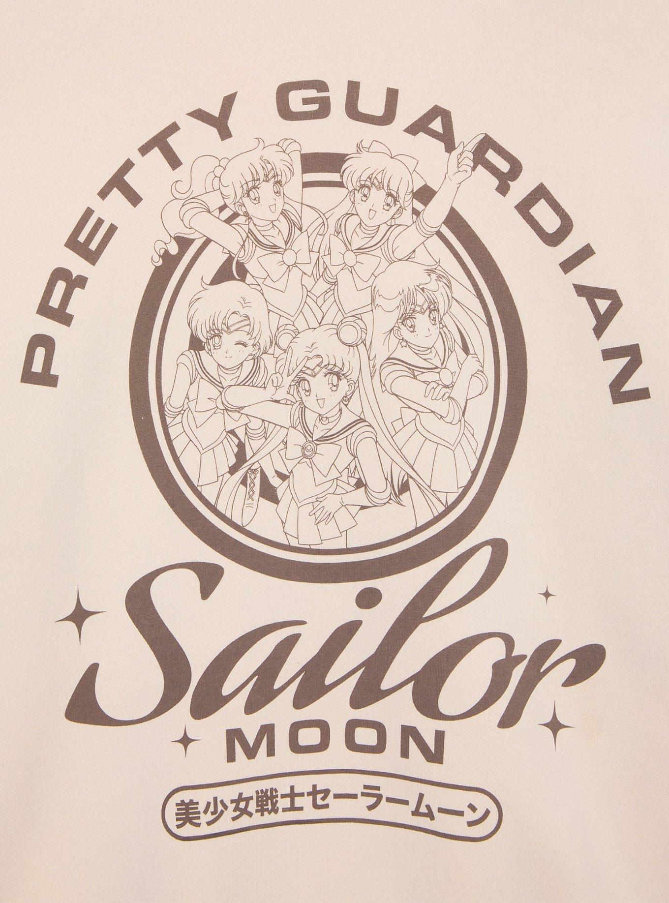 Sailor Moon Color Block Women's Quarter Zip Crewneck - BoxLunch Exclusive