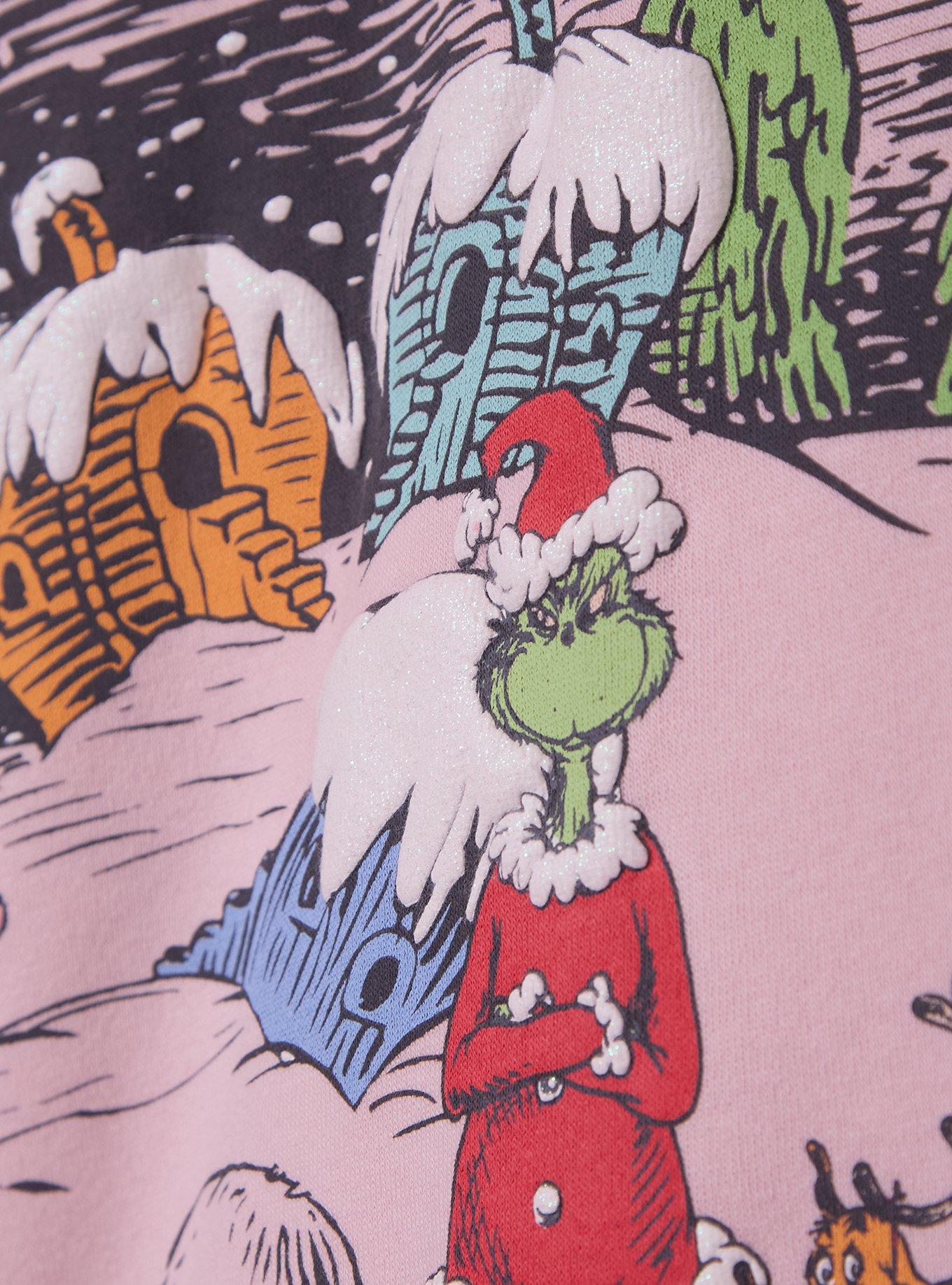 How the Grinch Stole Christmas Merry Grinchmas Women's Crewneck — BoxLunch Exclusive