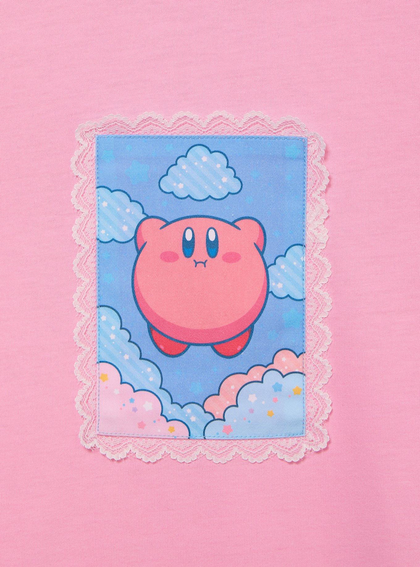 Nintendo Kirby Lace Women's T-Shirt — BoxLunch Exclusive, , hi-res