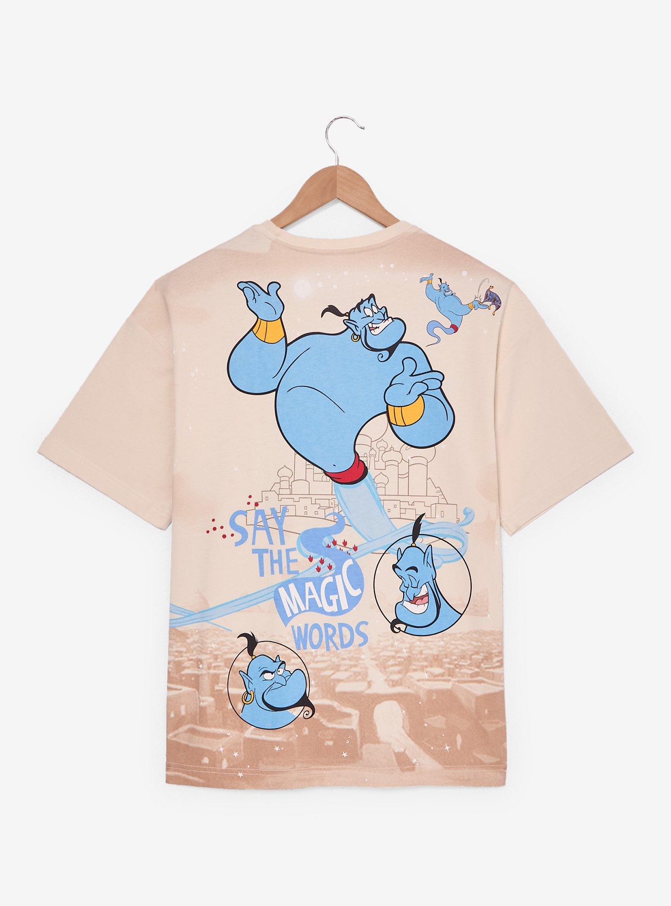 Disney Aladdin Genie Jumbo Print Women's T-Shirt - BoxLunch Exclusive, , hi-res