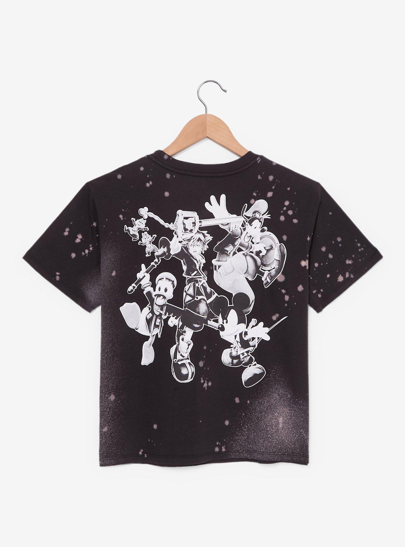 Kingdom Hearts Trio Cropped Women's T-Shirt — BoxLunch Exclusive, , hi-res