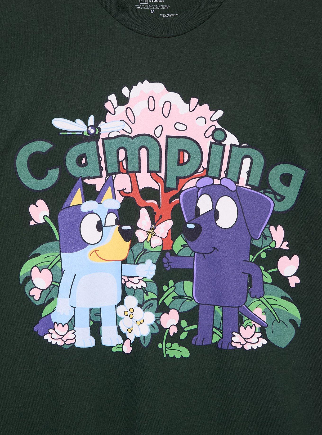 Bluey Camping T-Shirt — BoxLunch Exclusive, , hi-res