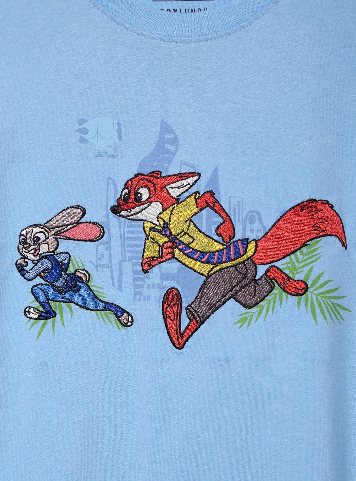 Disney Zootopia Nick & Judy Action Women's Plus Size T-Shirt - BoxLunch Exclusive, , hi-res