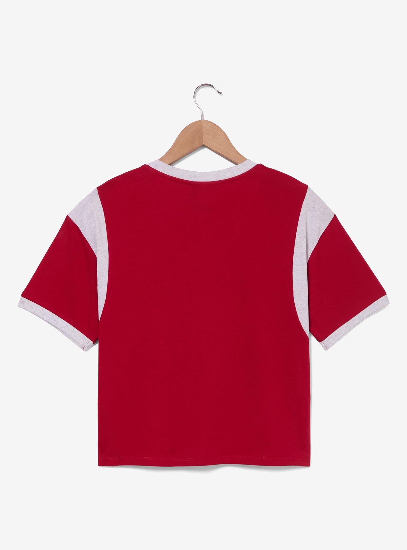 Stranger Things Patches Women's Cropped T-Shirt - BoxLunch Exclusive, , hi-res