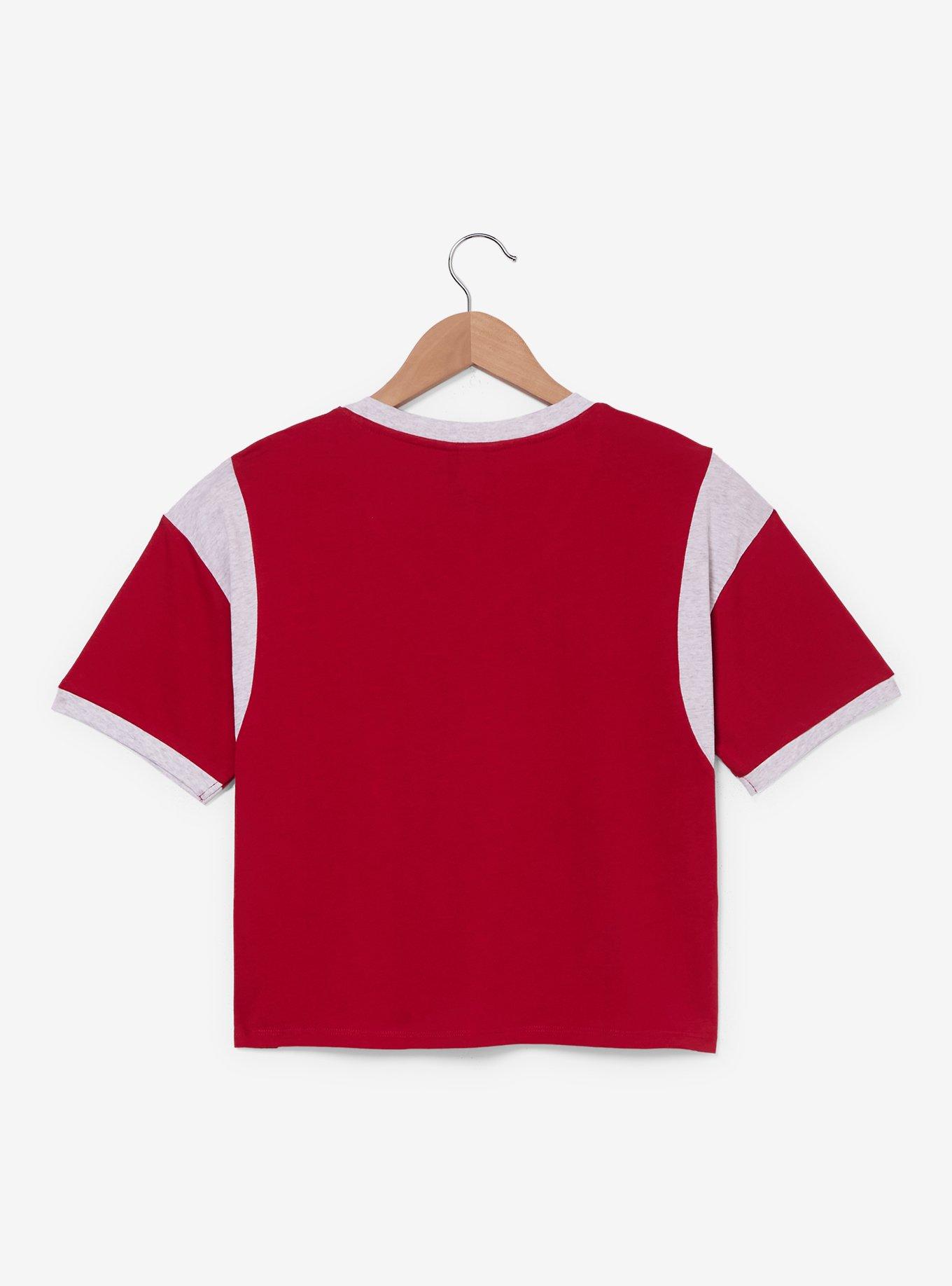 Stranger Things Patches Women's Plus Size Cropped T-Shirt - BoxLunch Exclusive, , hi-res