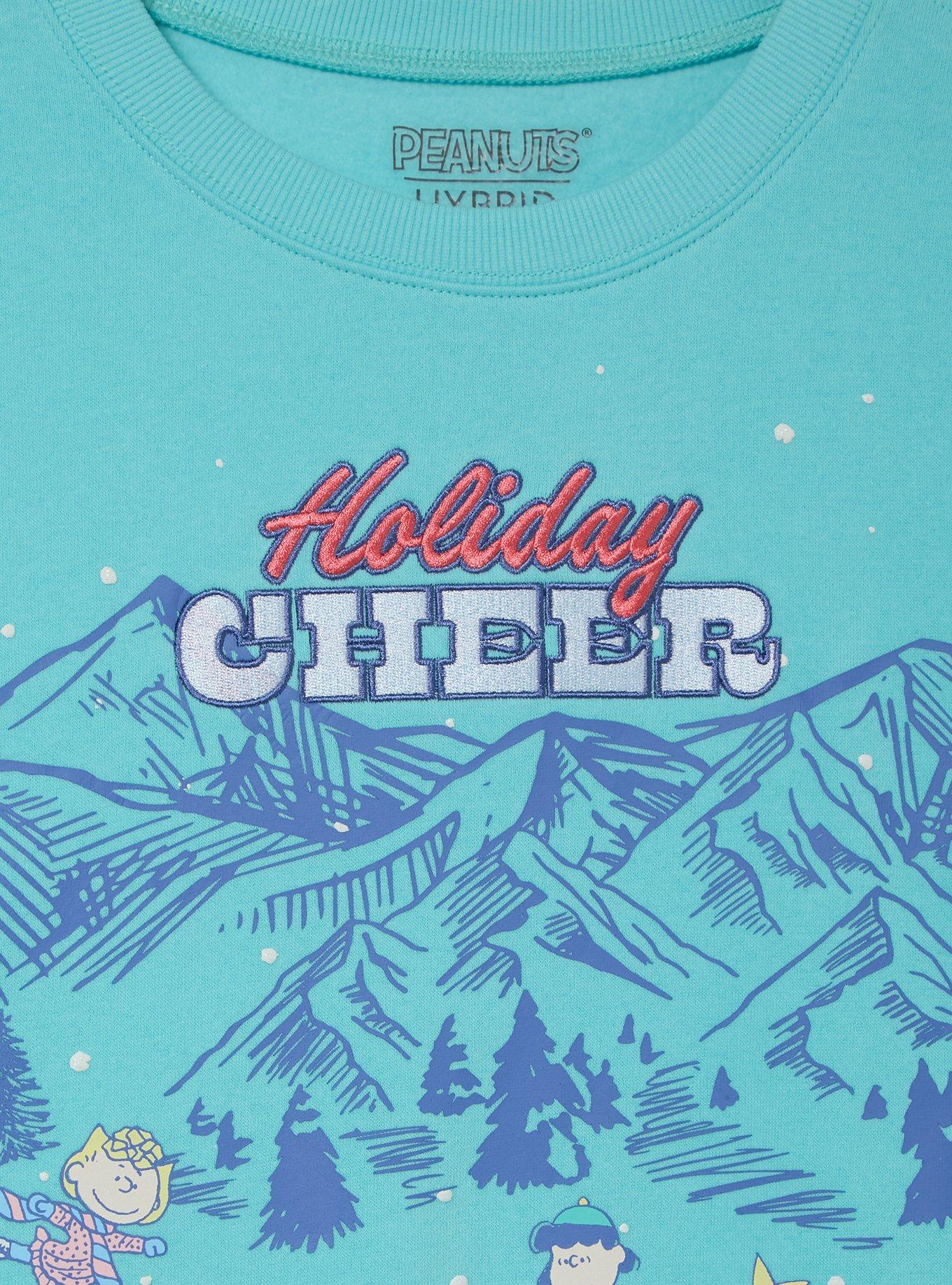 Peanuts Holiday Cheer Scene Women's Crewneck - BoxLunch Exclusive, , hi-res