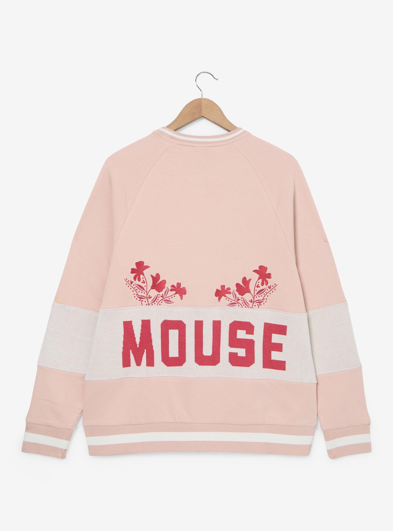Disney Minnie Mouse Panel Crewneck - BoxLunch Exclusive, , hi-res