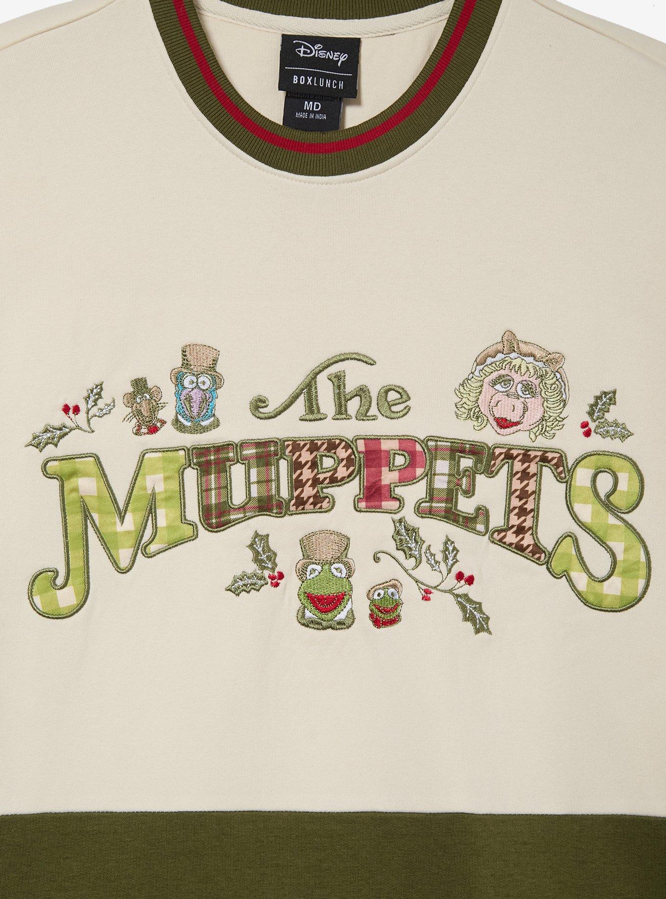 The Muppets Christmas Carol Embroidered Panel Crewneck - BoxLunch Exclusive, , hi-res