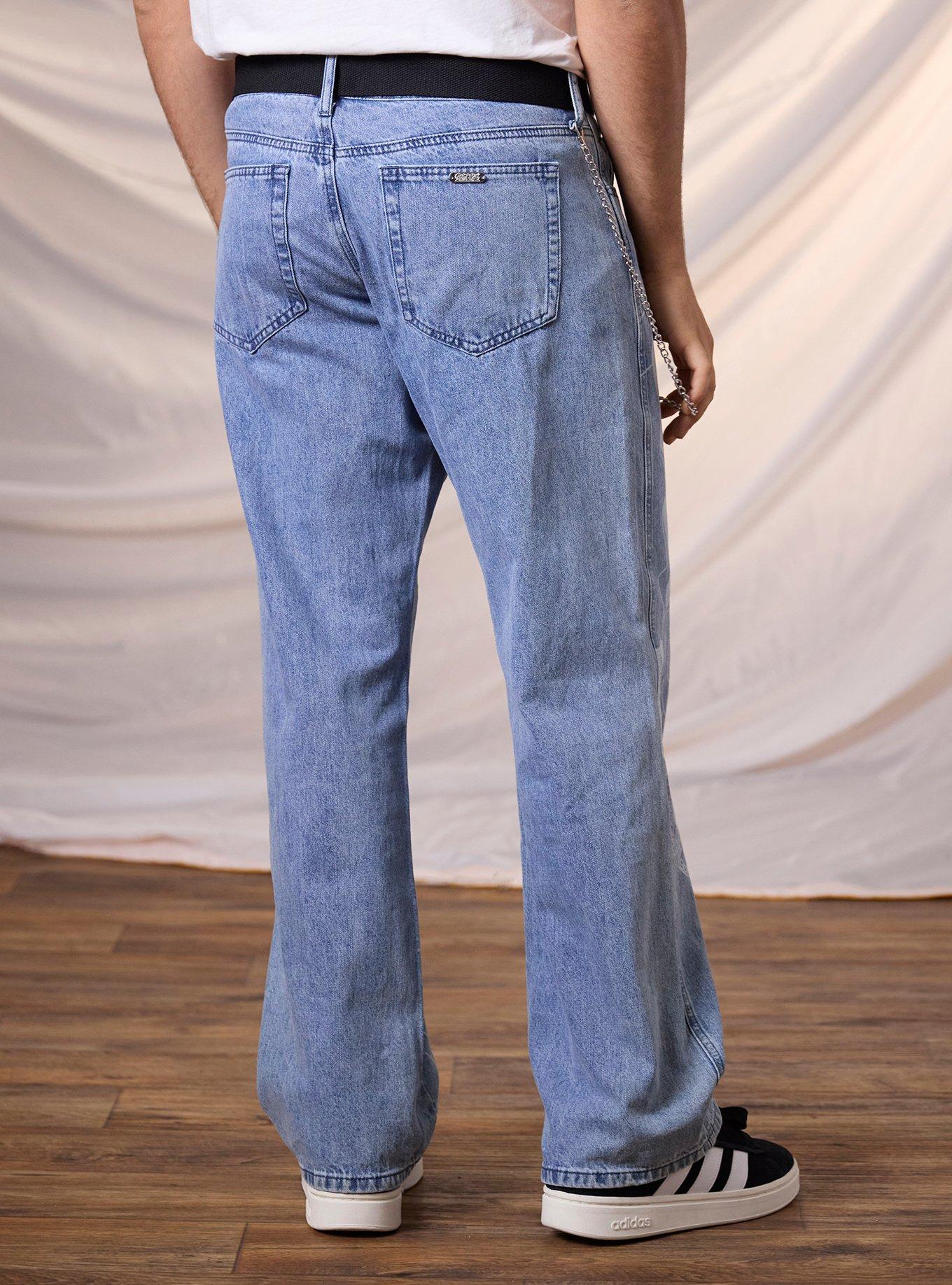 One Piece Gear 5 Luffy Jeans With Belt & Chain, , alternate