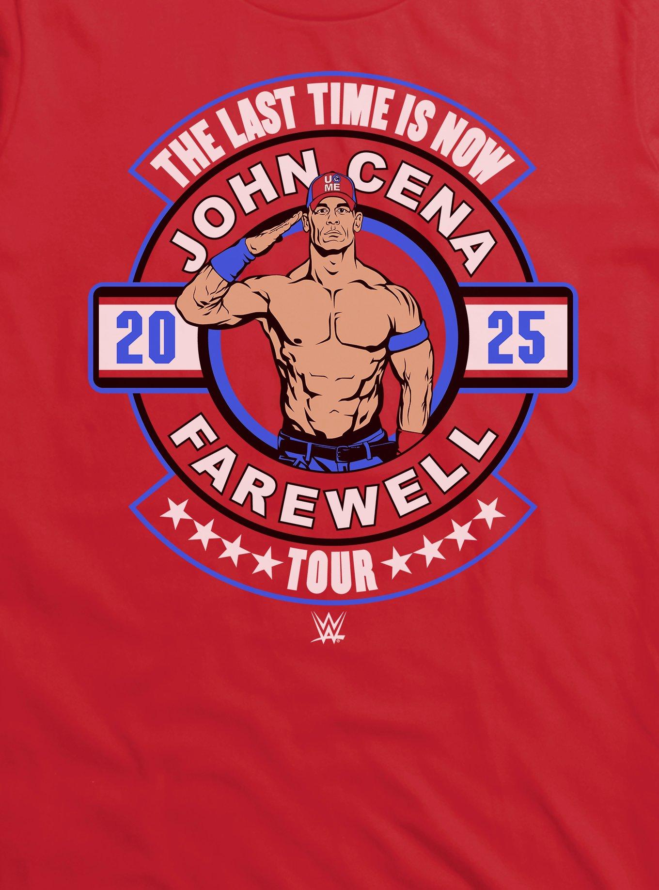 WWE John Cena Farewell Tour T-Shirt, RED, alternate