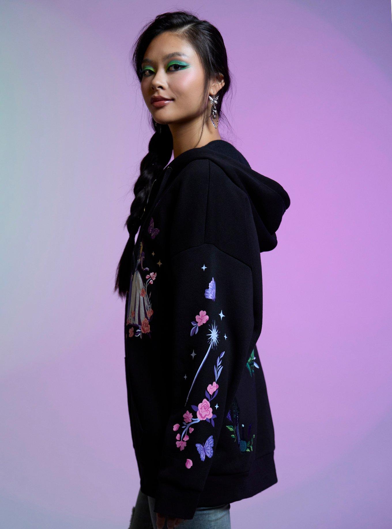 Her Universe Wicked Elphaba & Glinda Duo Embroidered Hoodie, MULTI, alternate