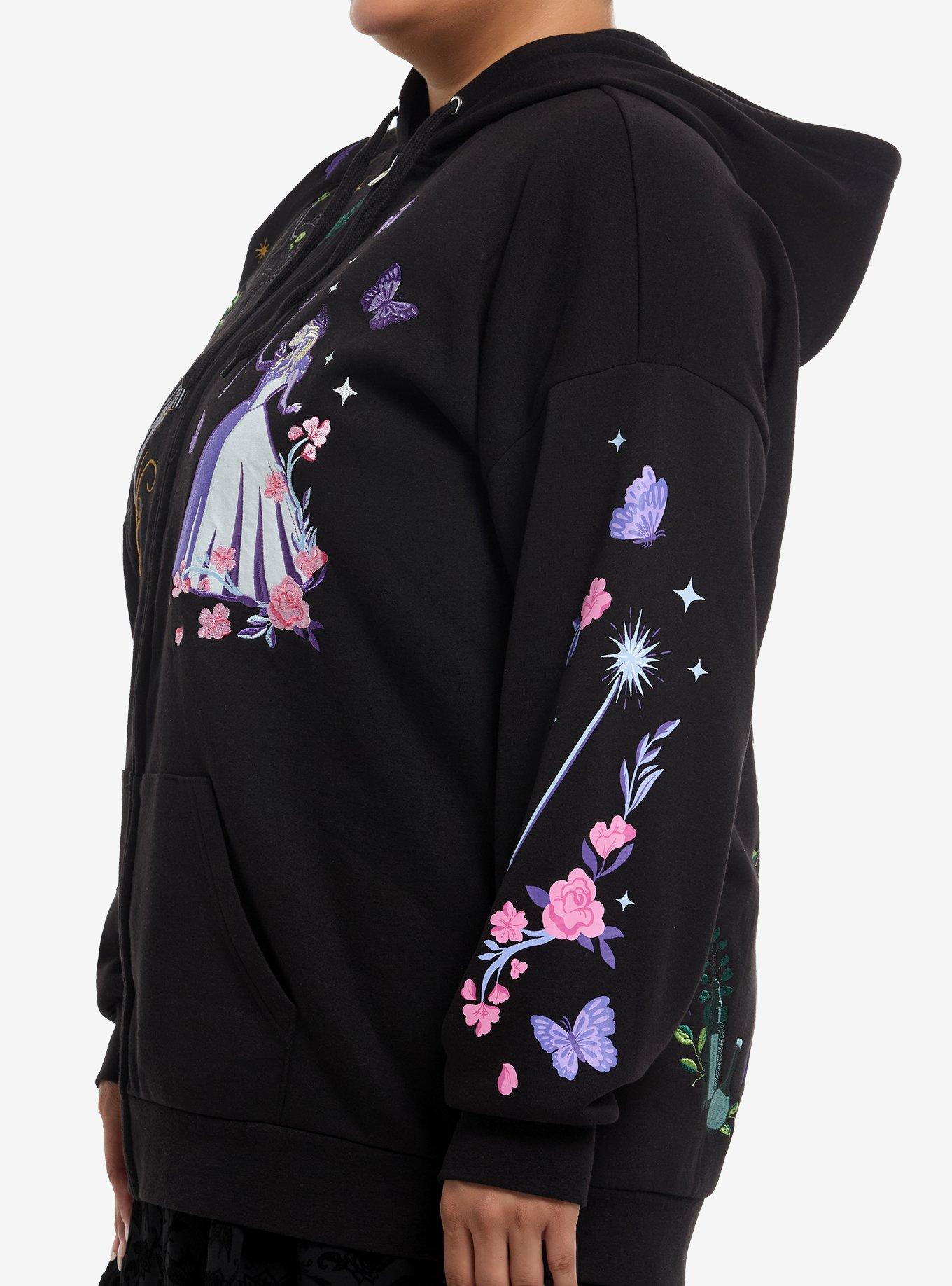 Her Universe Wicked Elphaba & Glinda Duo Embroidered Hoodie Plus Size, MULTI, alternate
