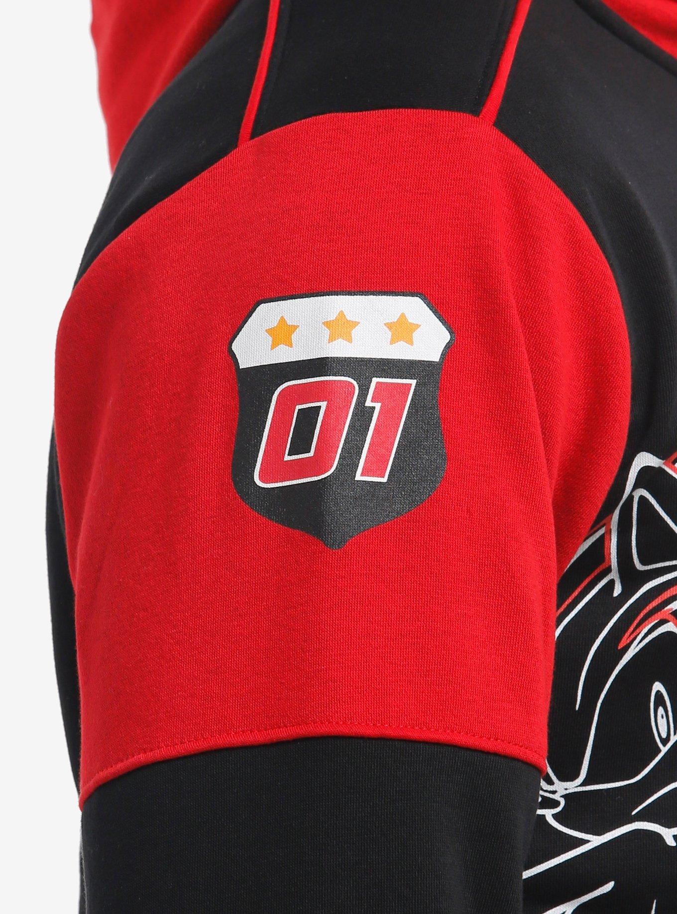 Sonic The Hedgehog Shadow & Sonic Outline Hoodie, BLACK, alternate