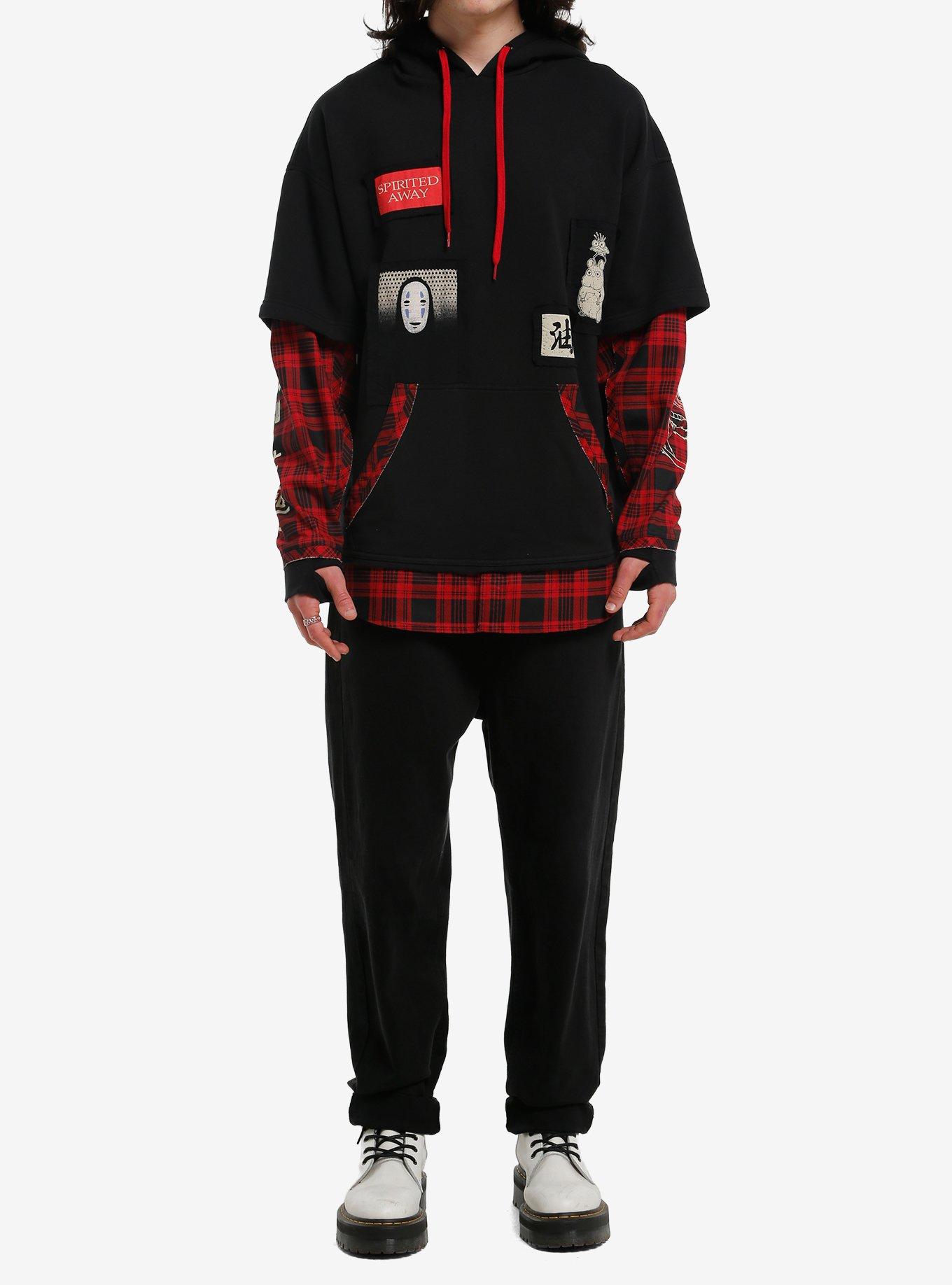 Our Universe Studio Ghibli&reg; Spirited Away Flannel Twofer Hoodie, MULTI, alternate